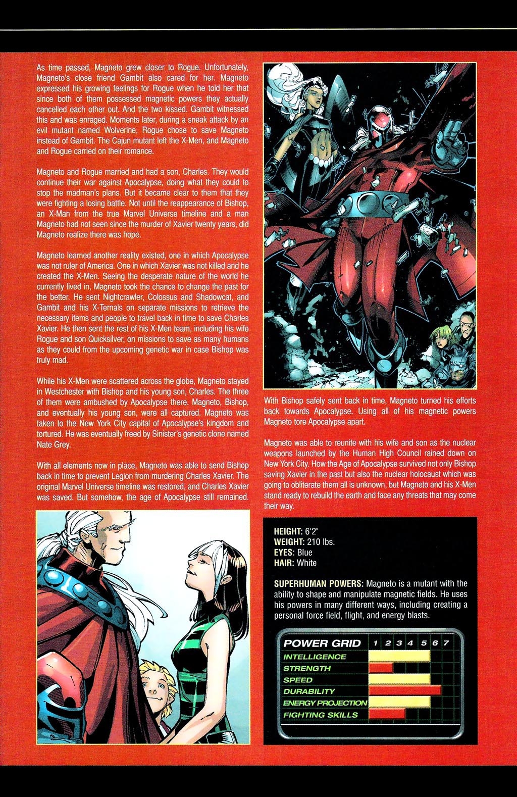 Read online Official Handbook of the Marvel Universe: X-Men Age of Apocalypse 2005 comic -  Issue # Full - 15