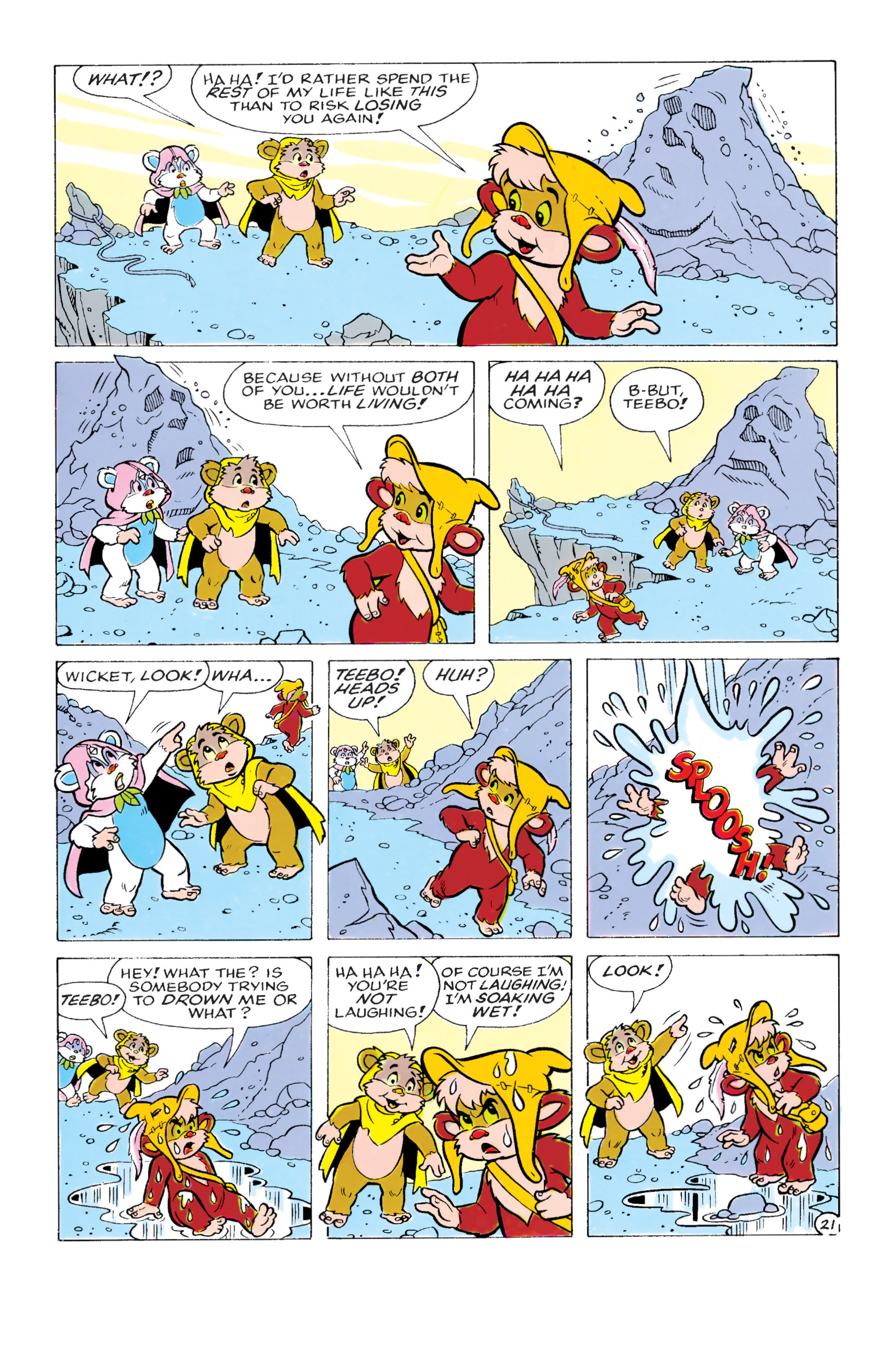 Read online Ewoks comic -  Issue #7 - 22