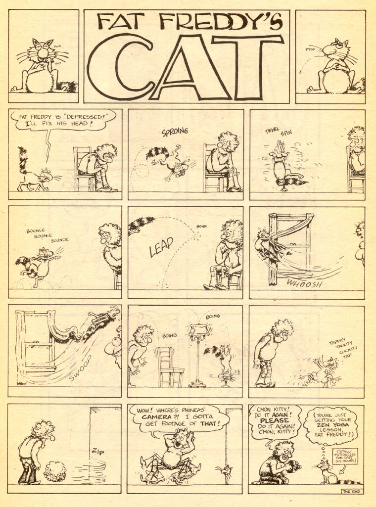 Read online Adventures of Fat Freddy's Cat comic -  Issue #1 - 37