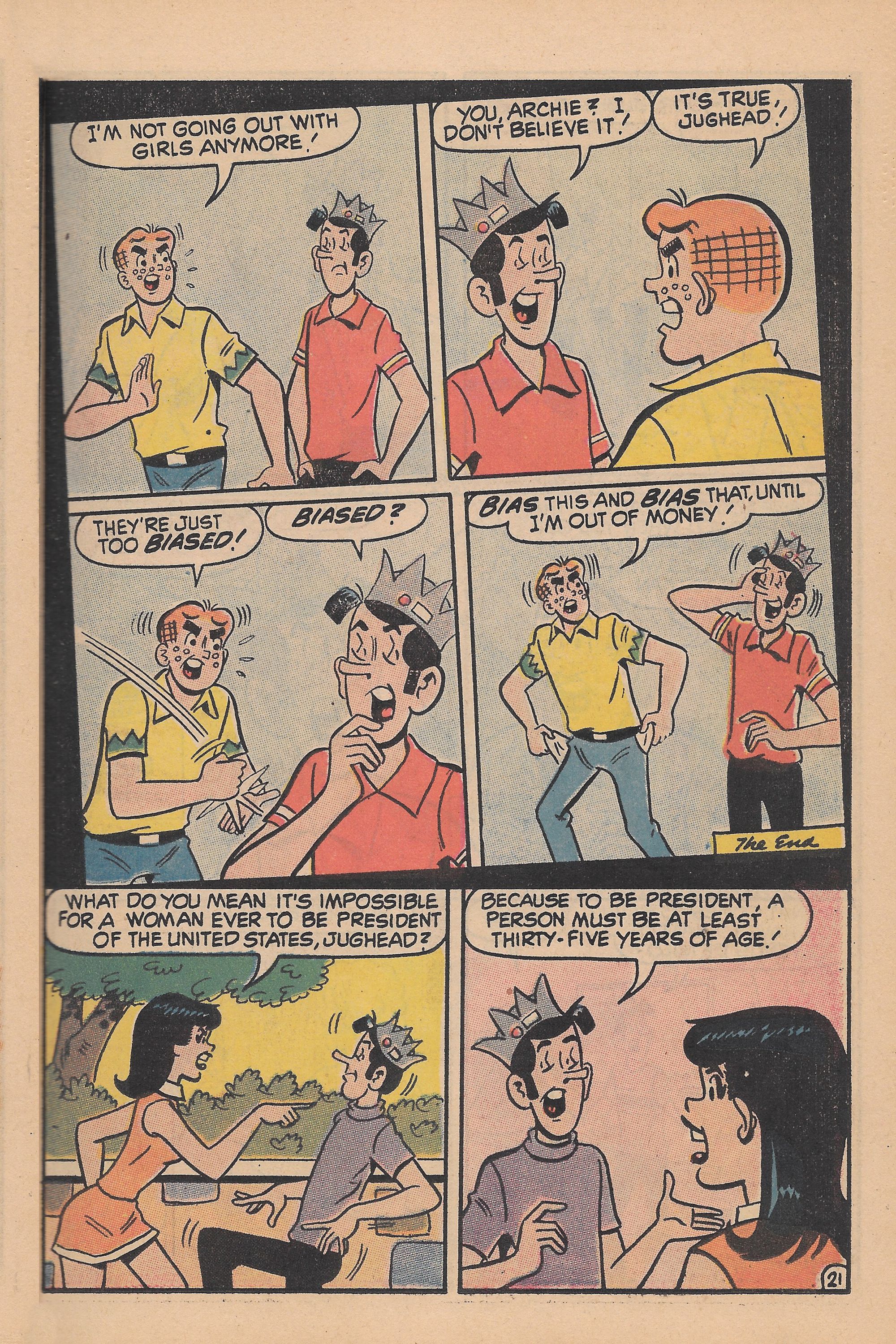 Read online Archie's TV Laugh-Out comic -  Issue #5 - 45