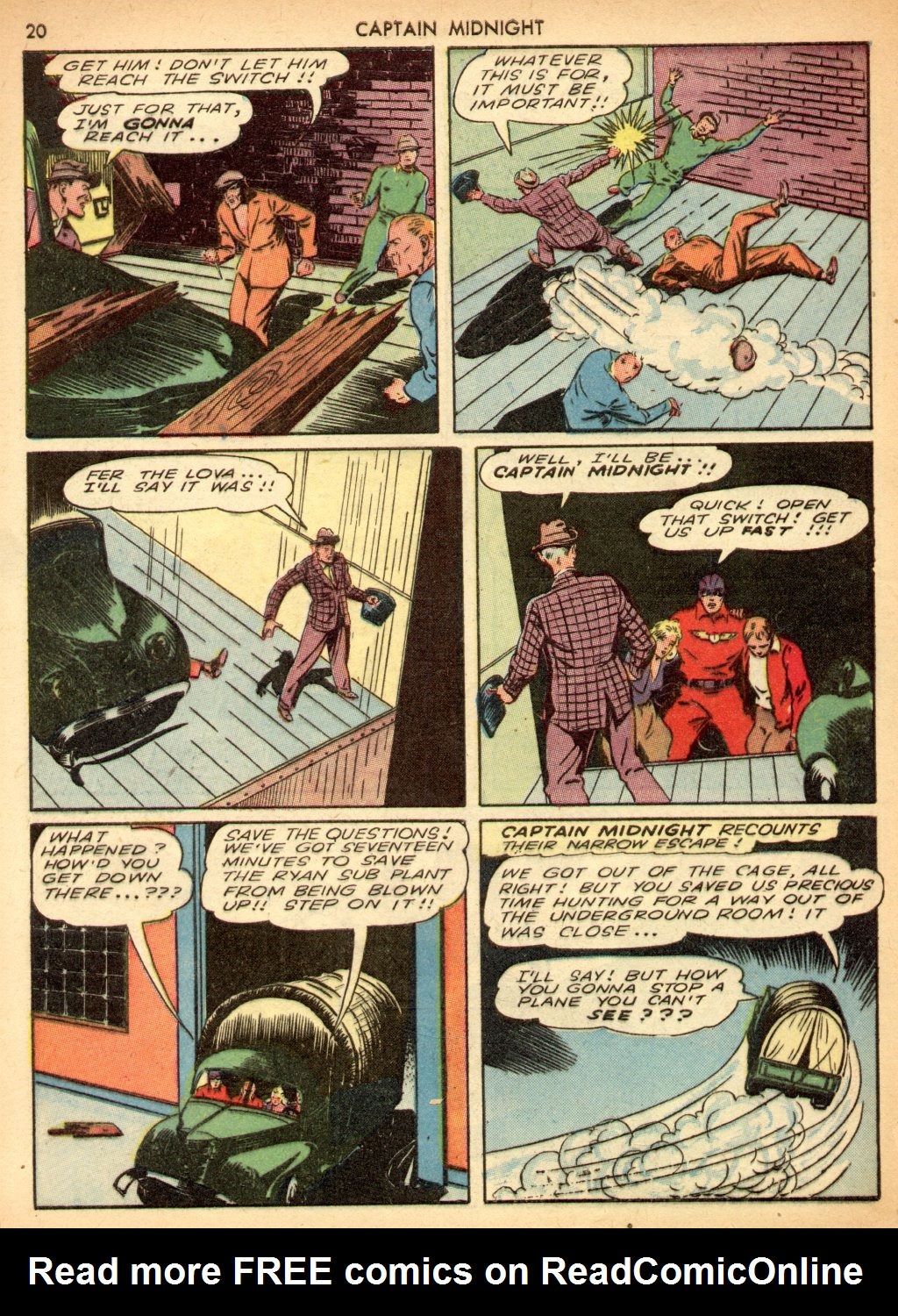 Read online Captain Midnight (1942) comic -  Issue #3 - 20