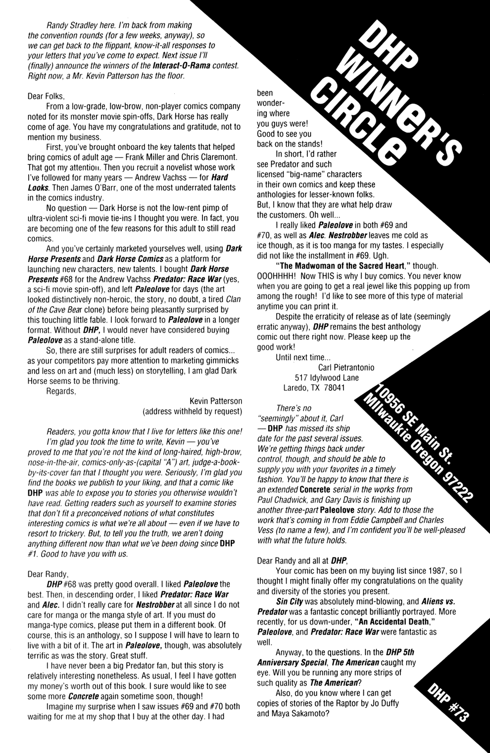 Dark Horse Presents (1986) Issue #73 #78 - English 21