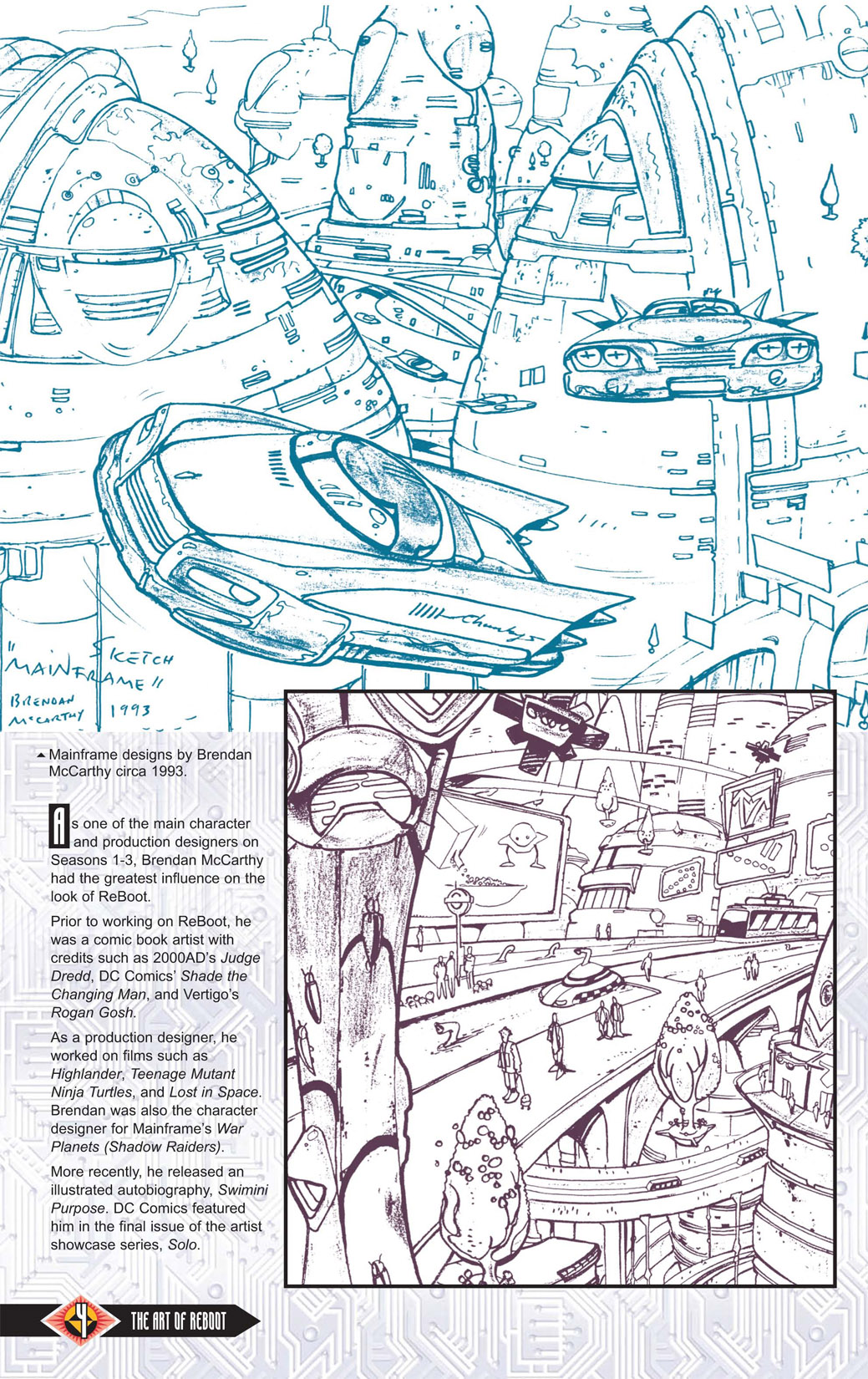 Read online The Art of Reboot comic -  Issue # TPB - 4