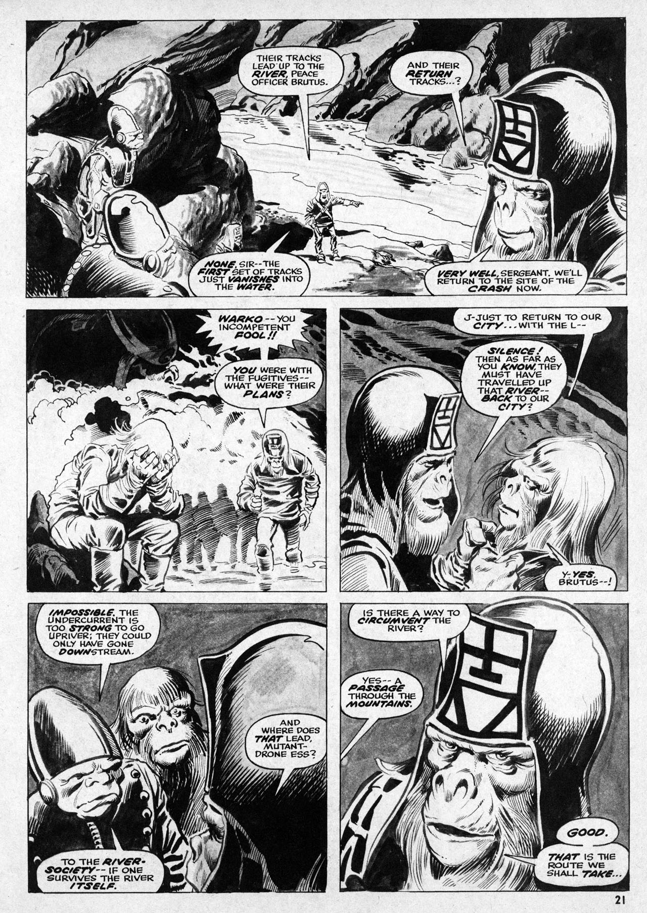 Read online Planet of the Apes comic -  Issue #4 - 20