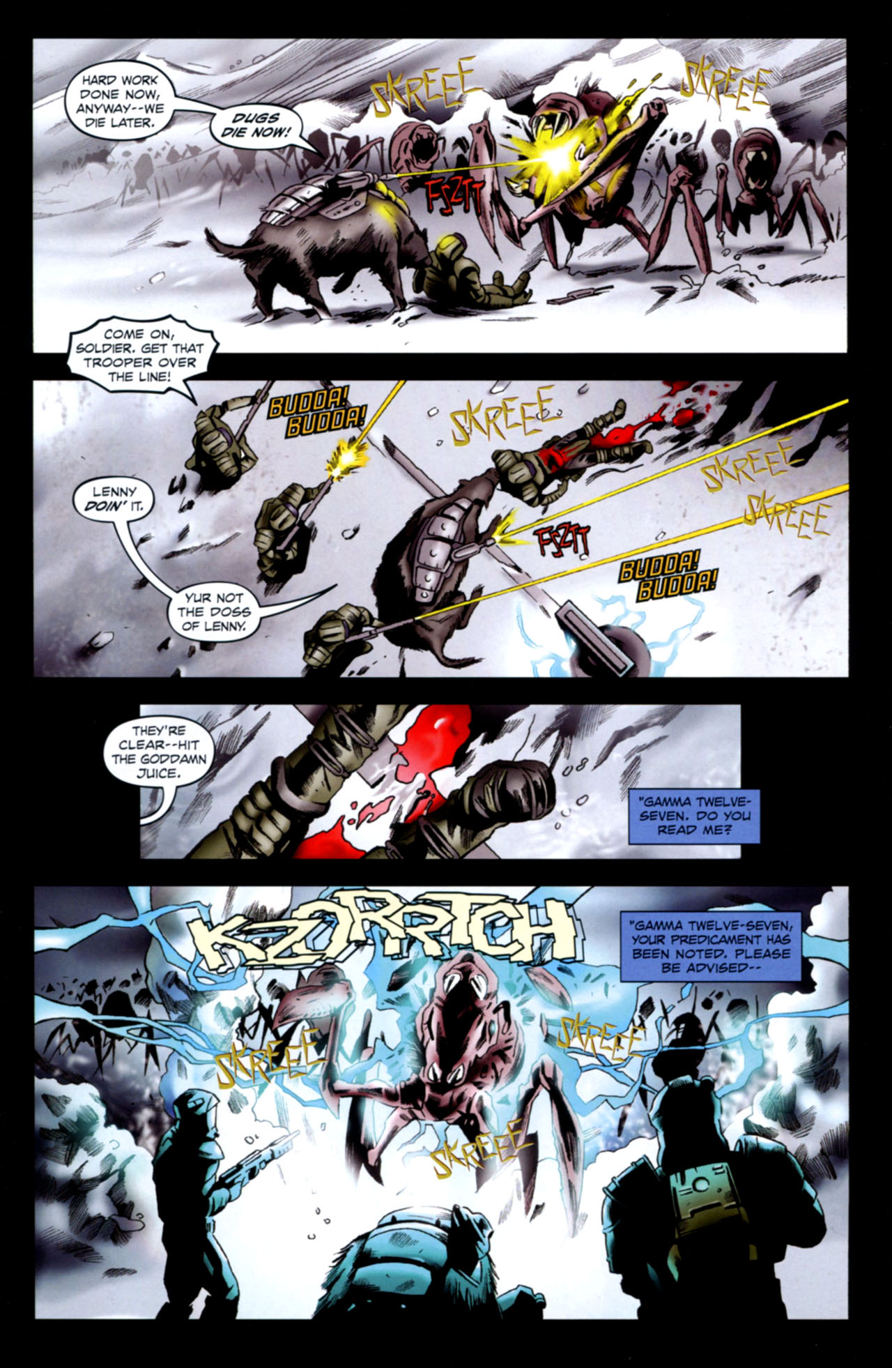 Read online Starship Troopers (2007) comic -  Issue #11 - 5