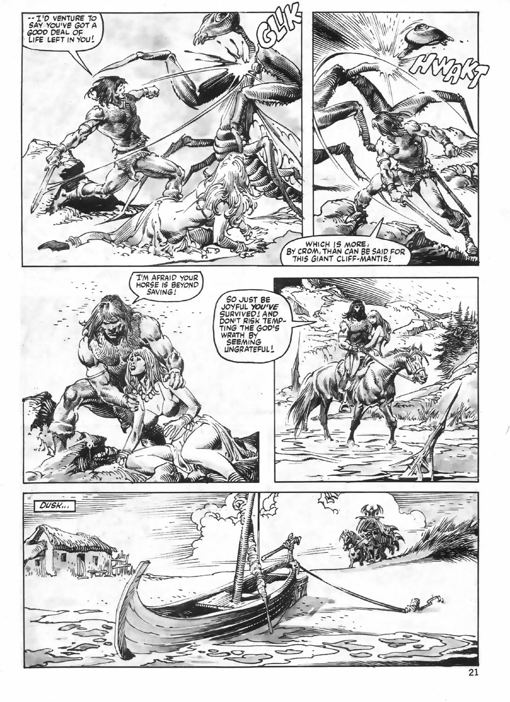 Read online The Savage Sword Of Conan comic -  Issue #96 - 21