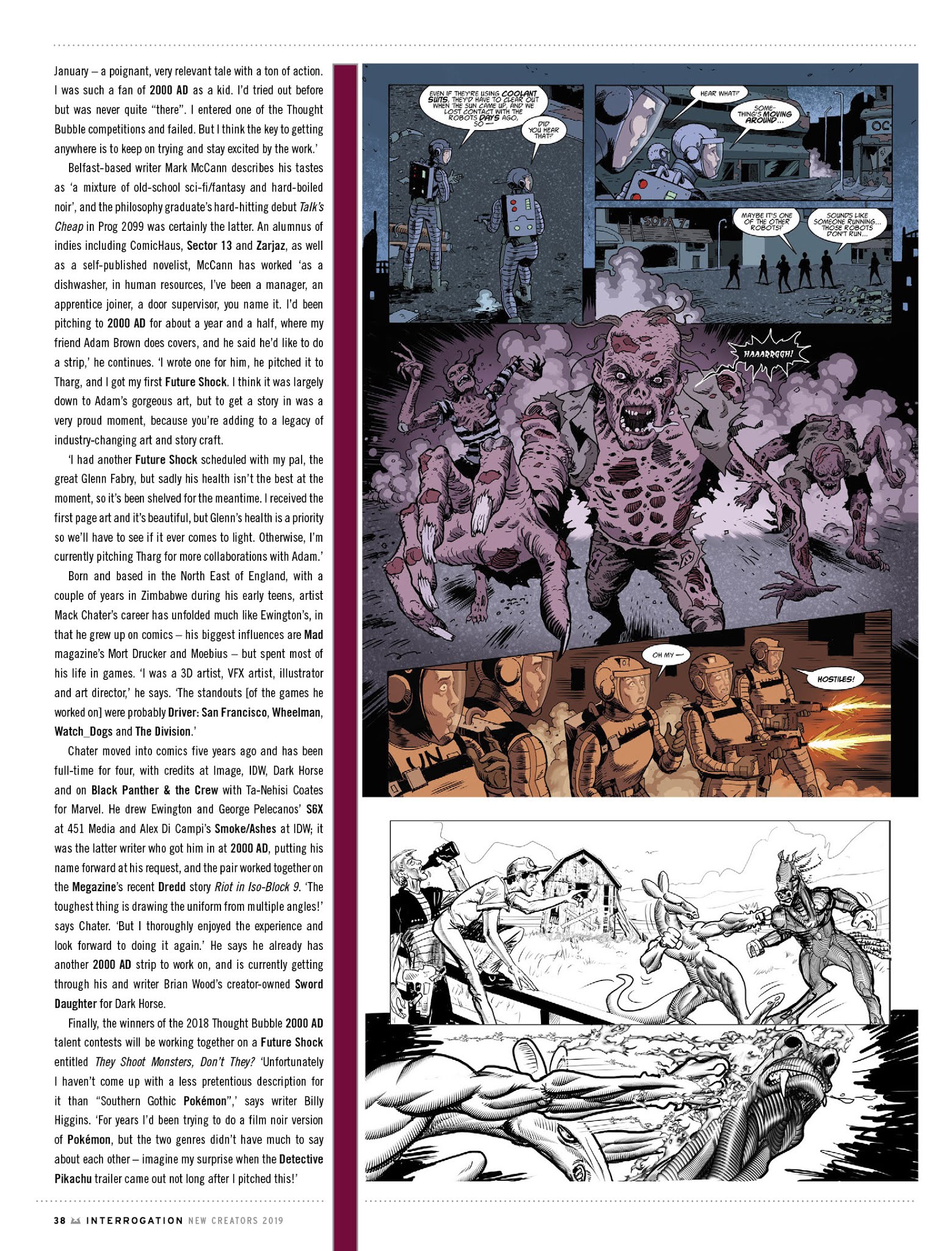 Read online Judge Dredd Megazine (Vol. 5) comic -  Issue #404 - 38