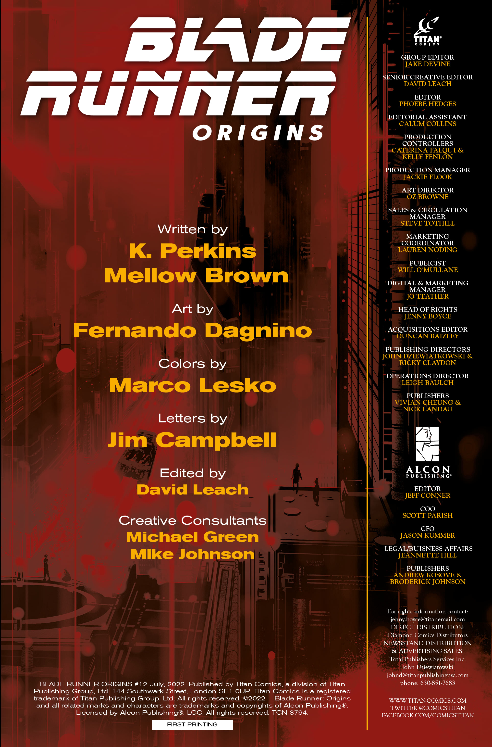Read online Blade Runner Origins comic -  Issue #12 - 4