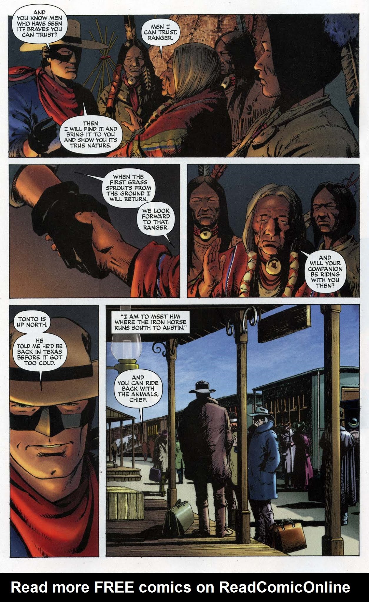 Read online The Lone Ranger: Snake Of Iron comic -  Issue #1 - 8