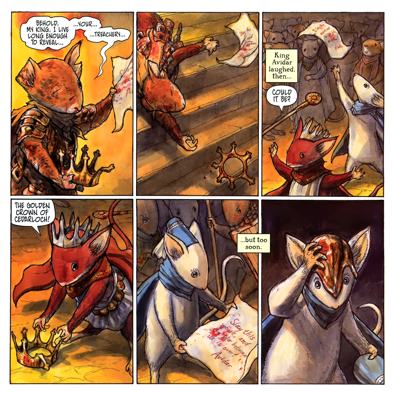 Read online Mouse Guard: Legends of the Guard comic -  Issue #4 - 23