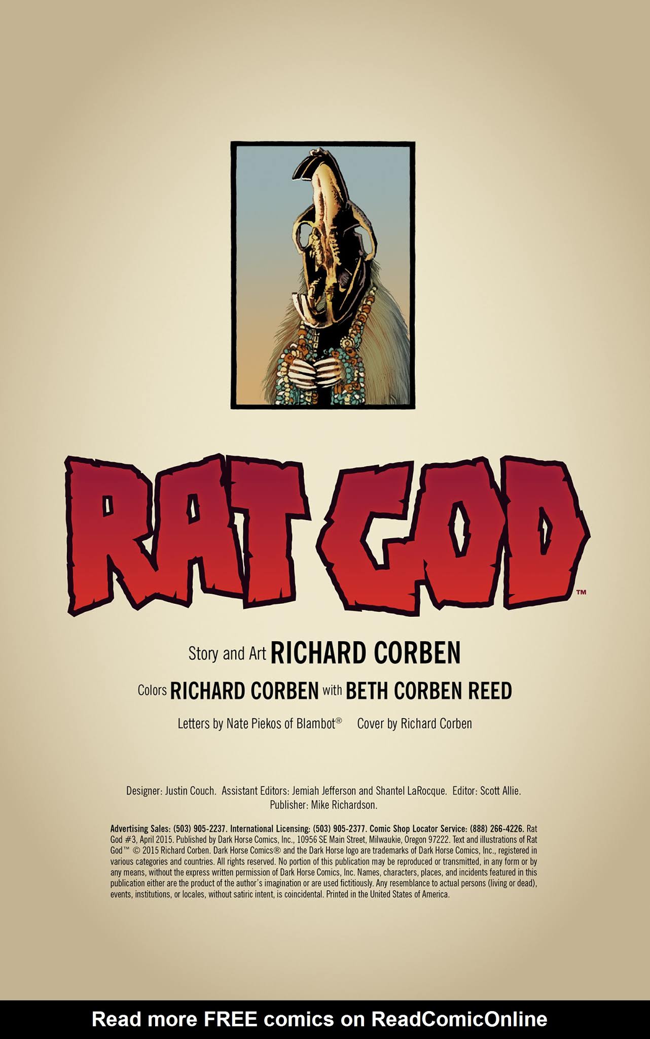 Read online Rat God comic -  Issue #3 - 2