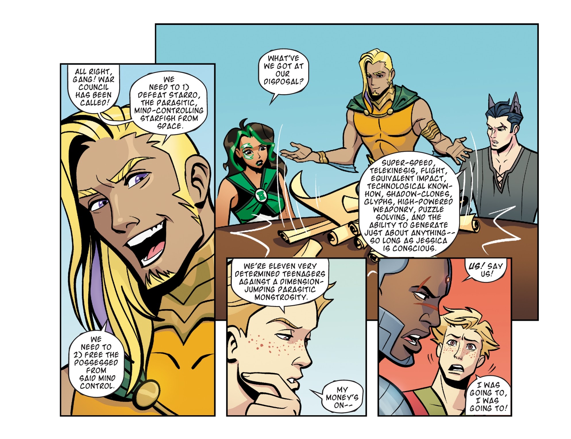 Read online RWBY/Justice League comic -  Issue #10 - 10