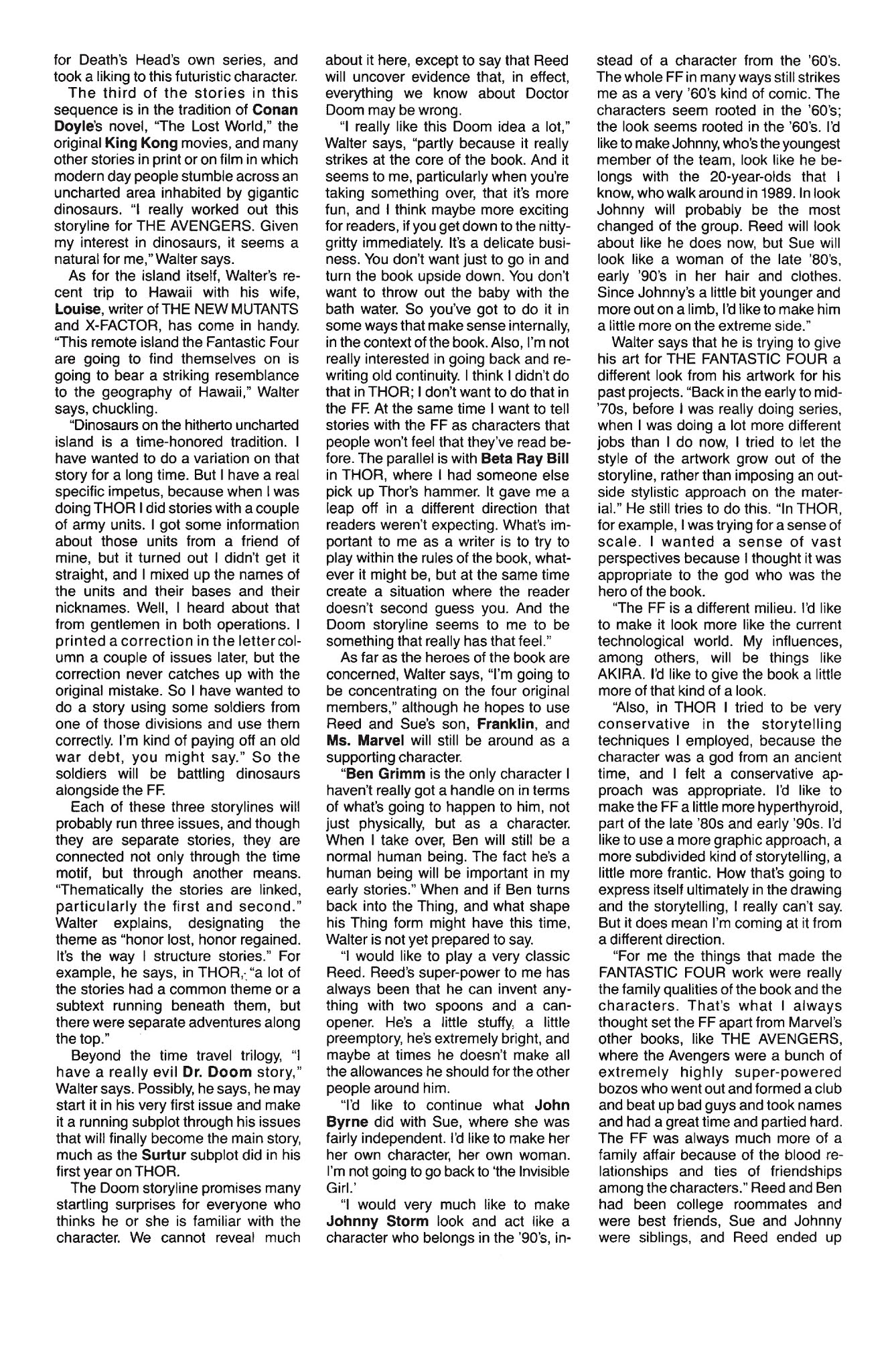 Read online Fantastic Four Visionaries: Walter Simonson comic -  Issue # TPB 1 (Part 2) - 90