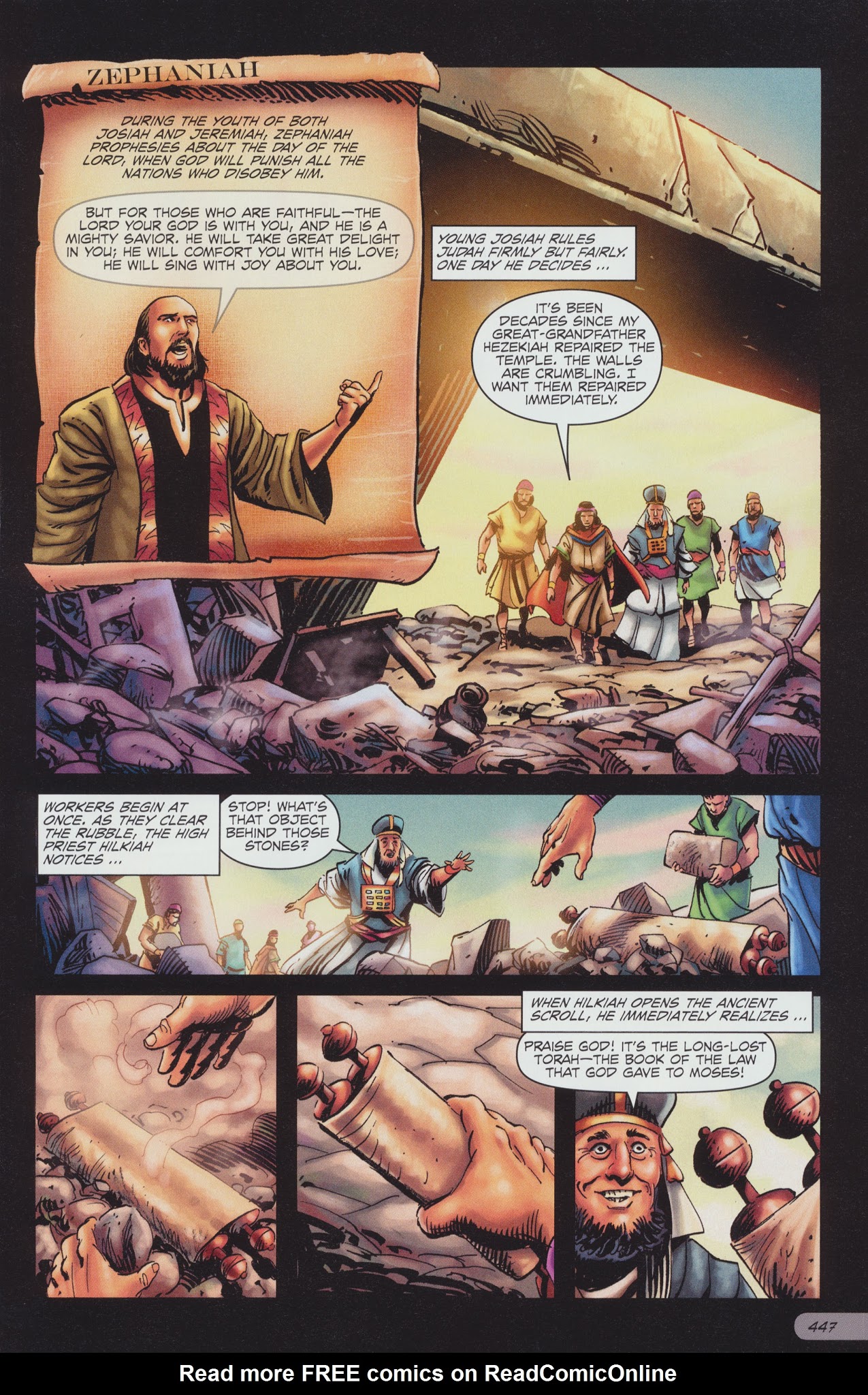 Read online The Action Bible comic -  Issue # TPB 2 - 70