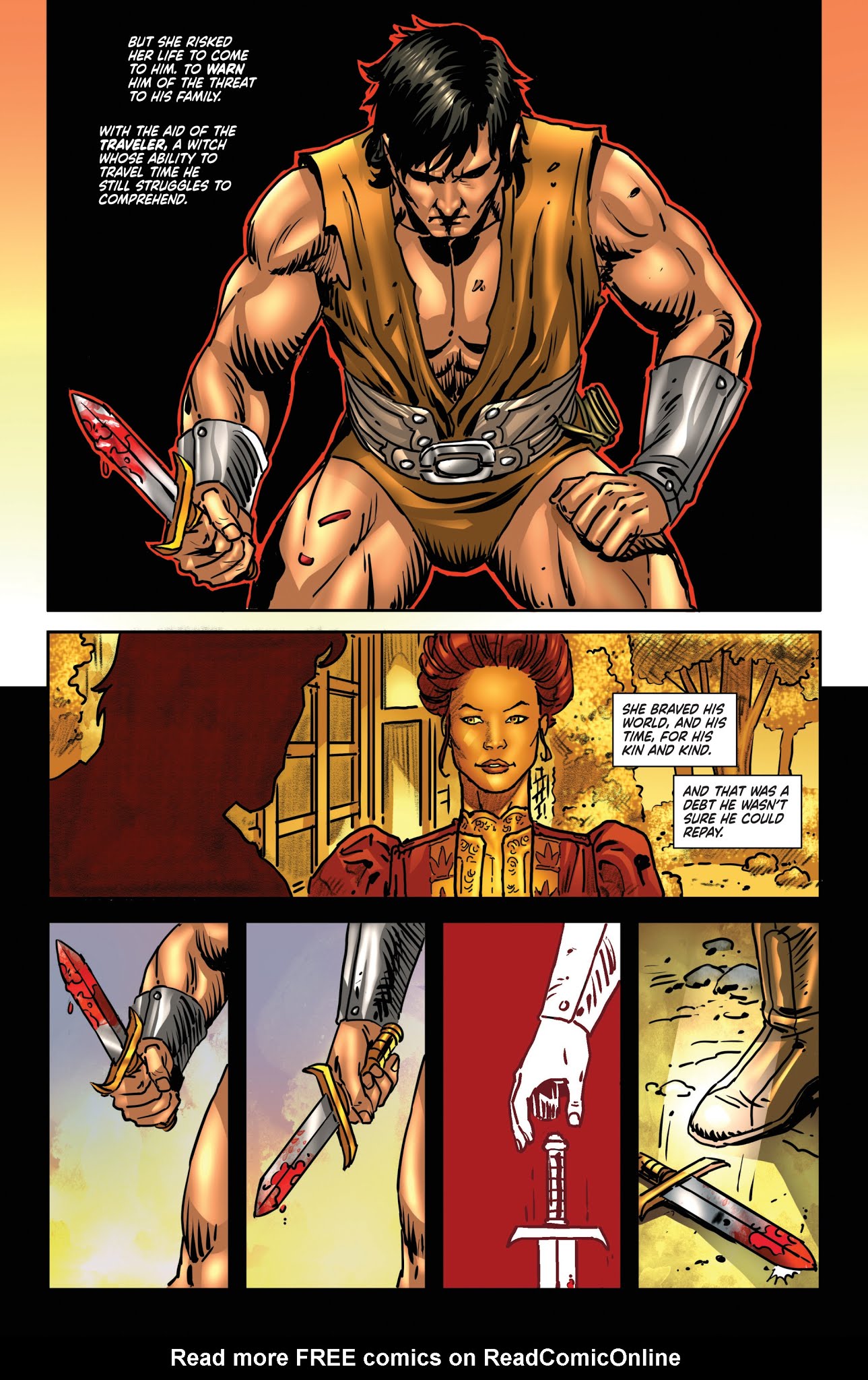 Read online Red Sonja/Tarzan comic -  Issue #5 - 13