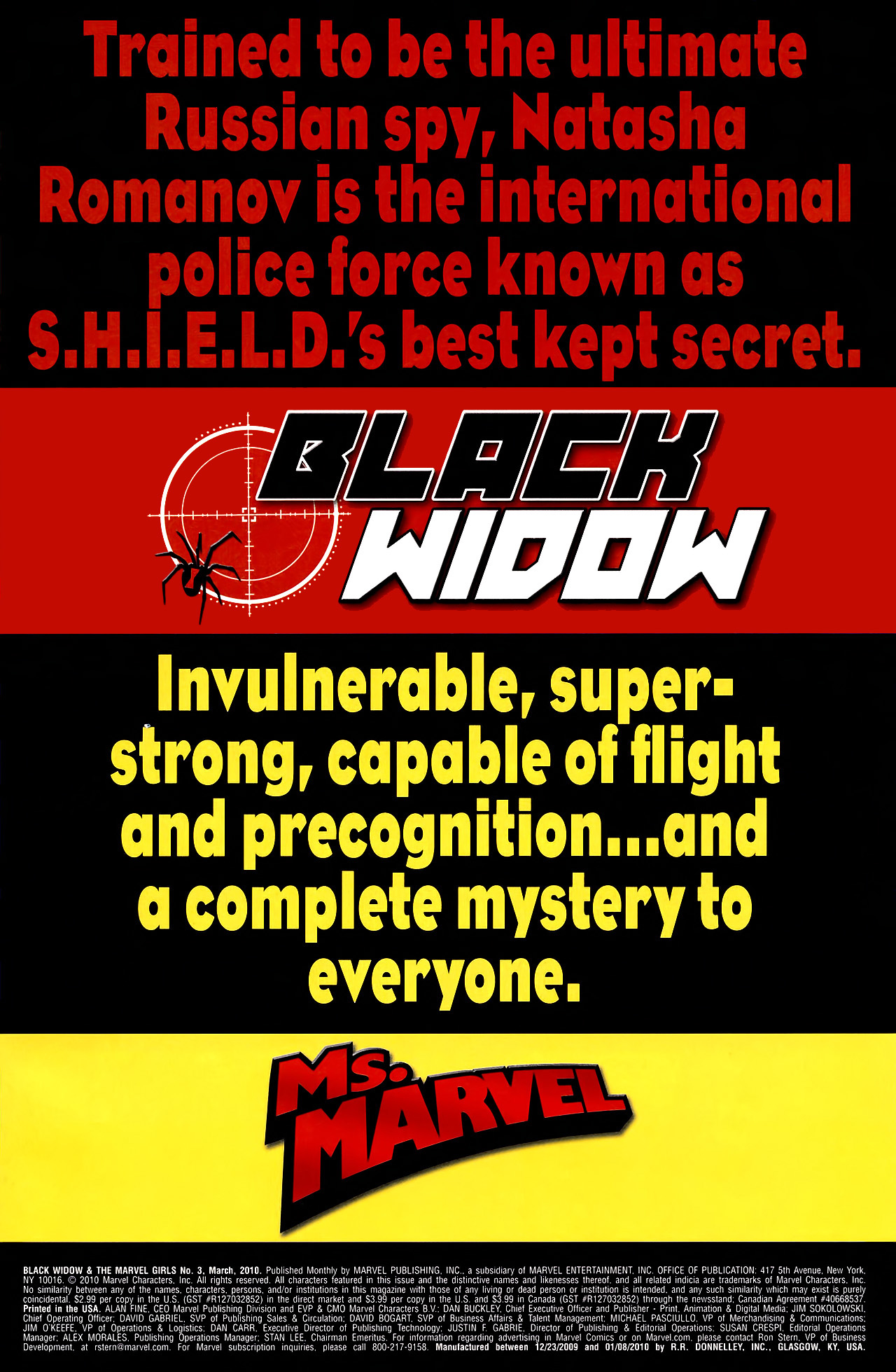 Read online Black Widow & The Marvel Girls comic -  Issue #3 - 4