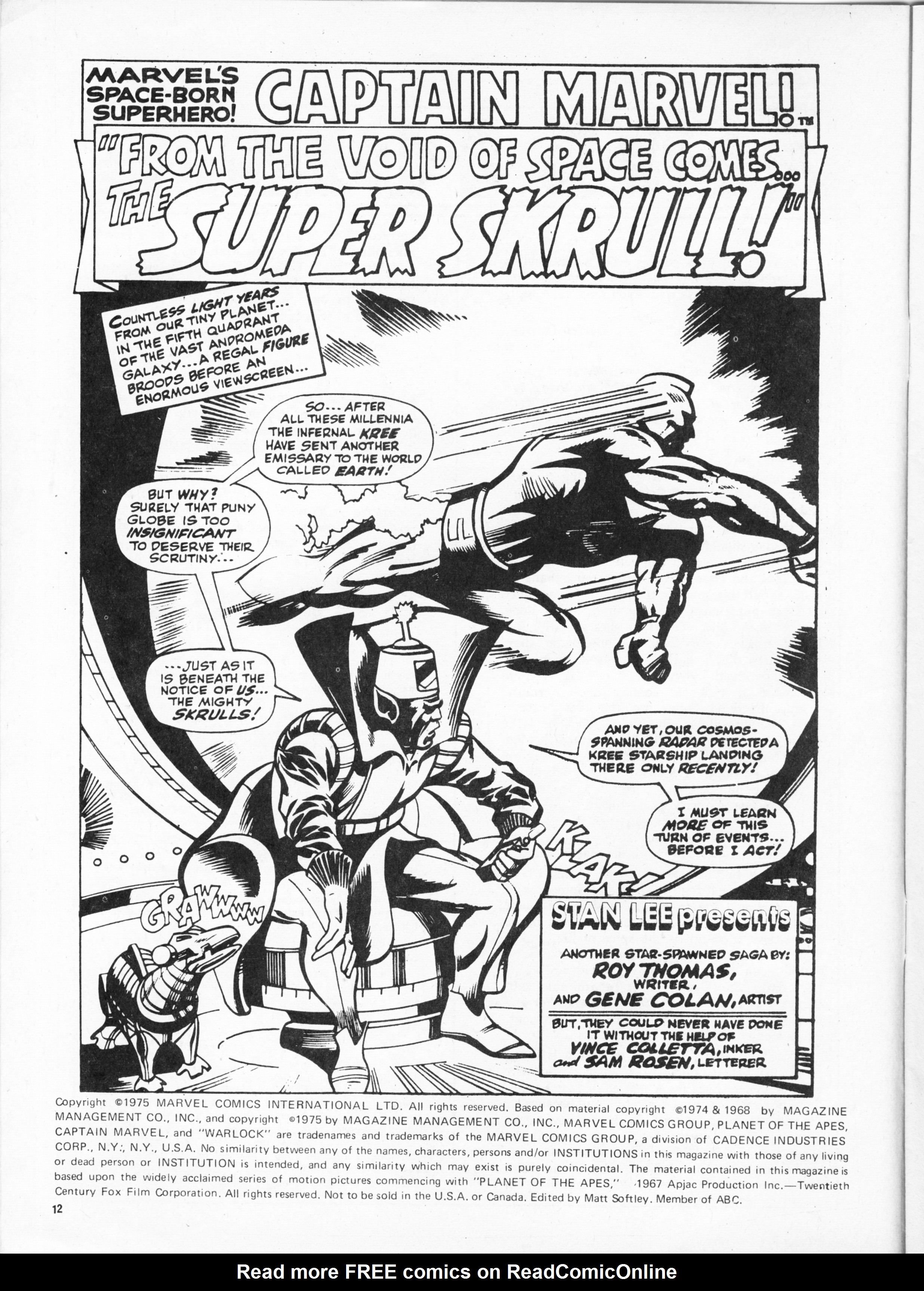 Read online Planet of the Apes (1974) comic -  Issue #46 - 12