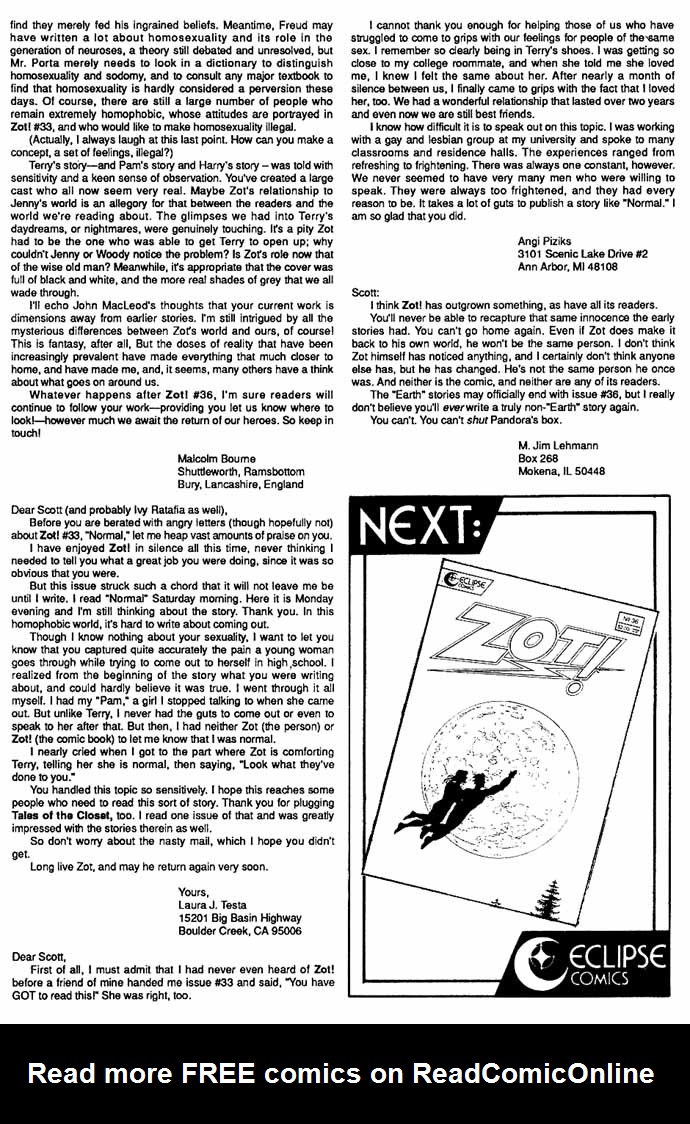 Read online Zot! comic -  Issue #35 - 23