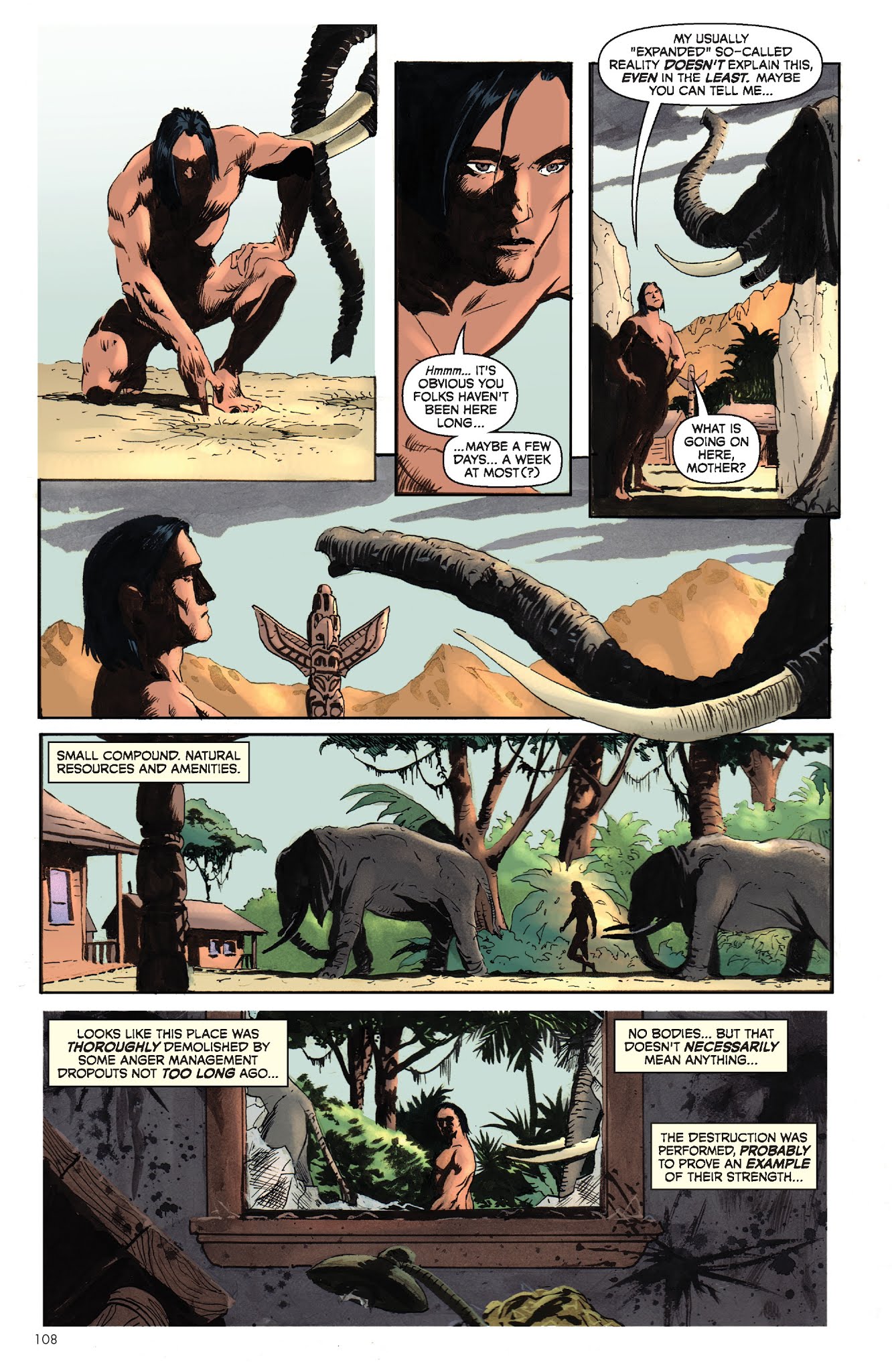 Read online The Once and Future Tarzan comic -  Issue # TPB - 109