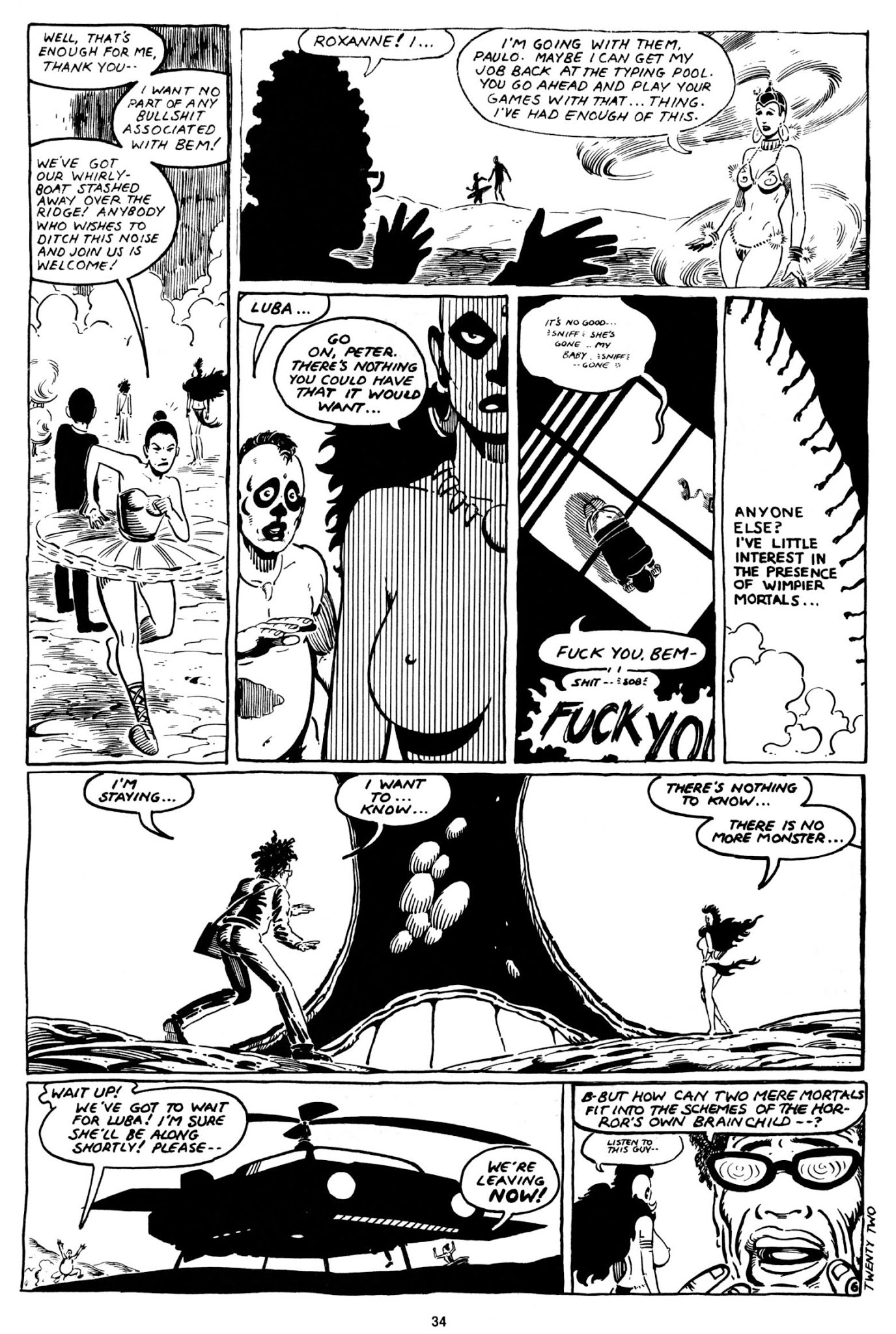 Read online Love and Rockets (1982) comic -  Issue #1 - 34