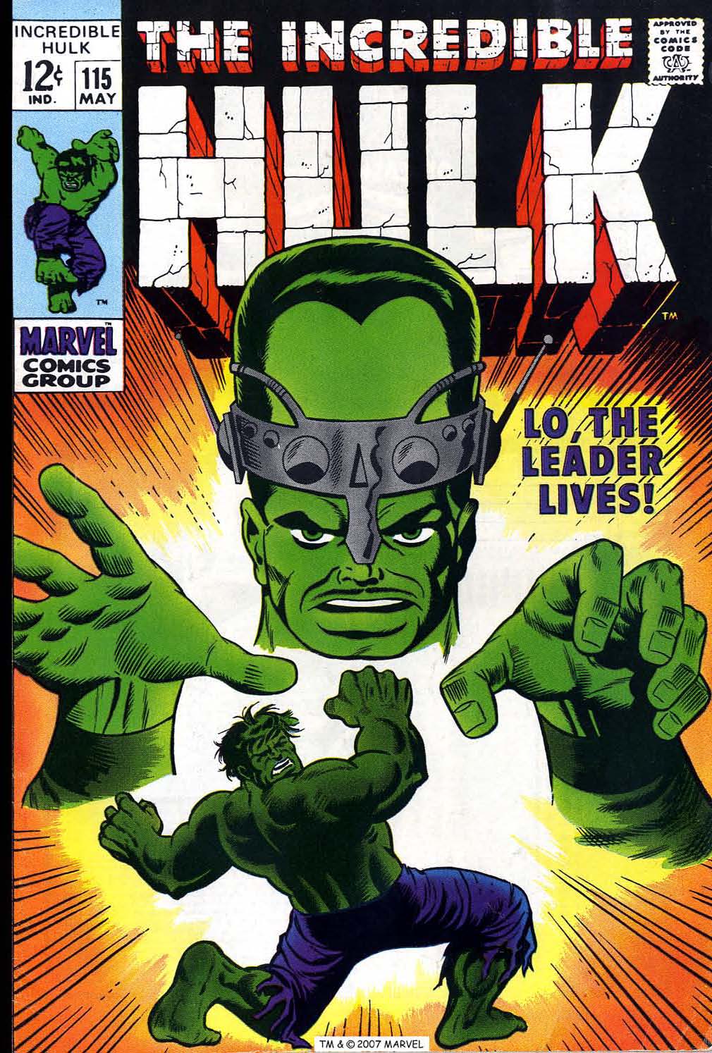 Read online The Incredible Hulk (1968) comic -  Issue #115 - 1