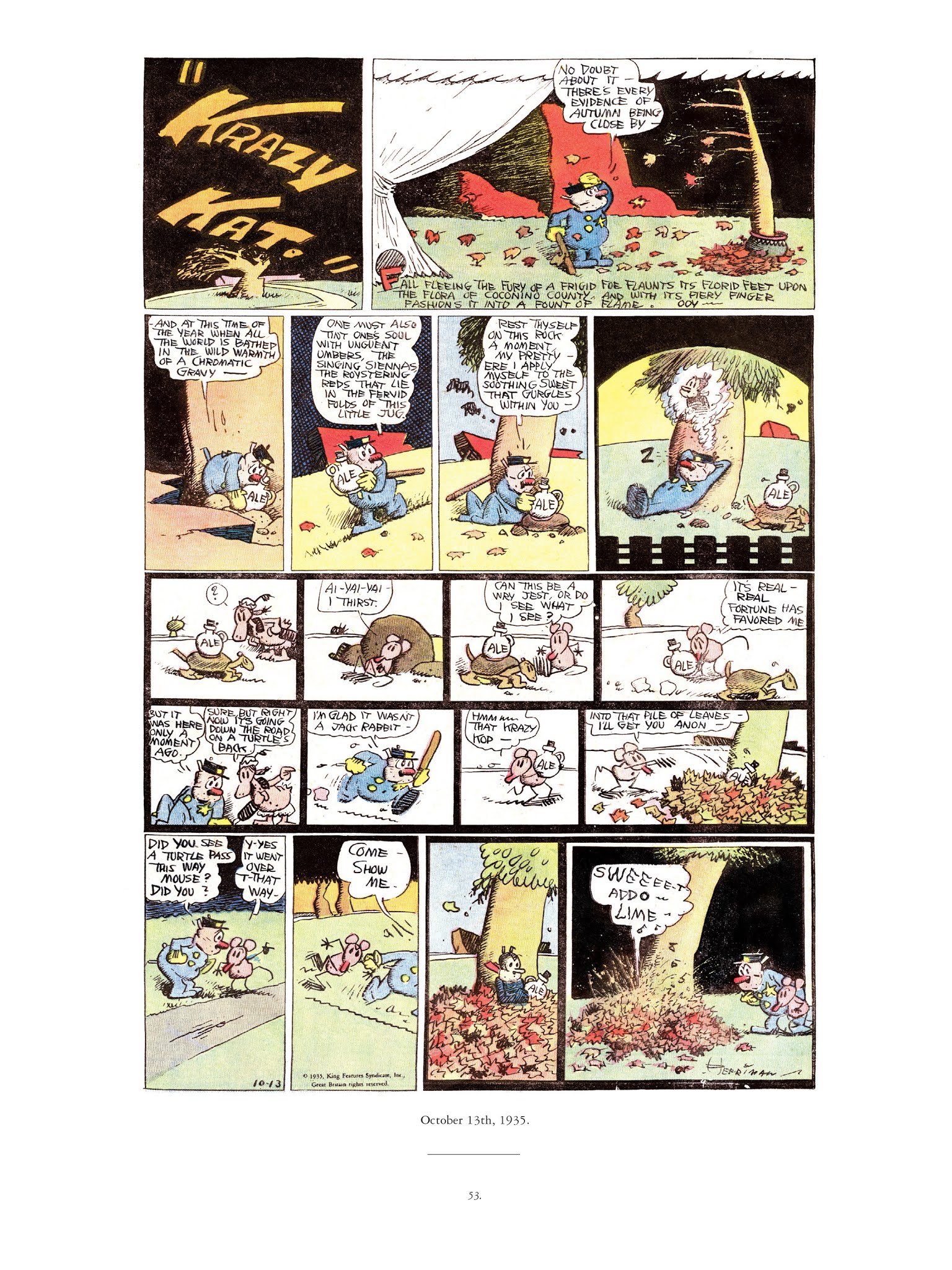 Read online Krazy & Ignatz comic -  Issue # TPB 9 - 51