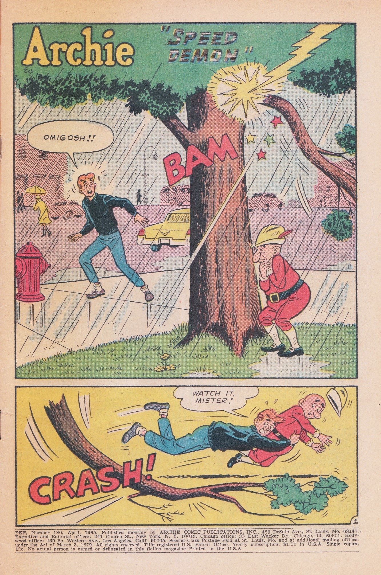 Read online Pep Comics comic -  Issue #180 - 3