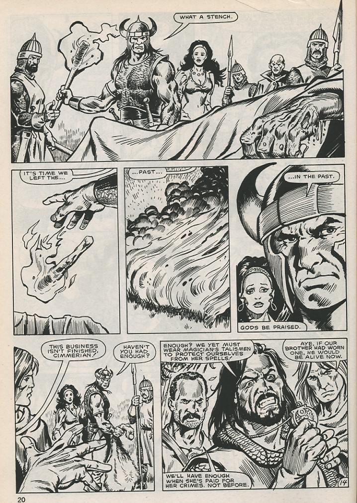 Read online The Savage Sword Of Conan comic -  Issue #130 - 20