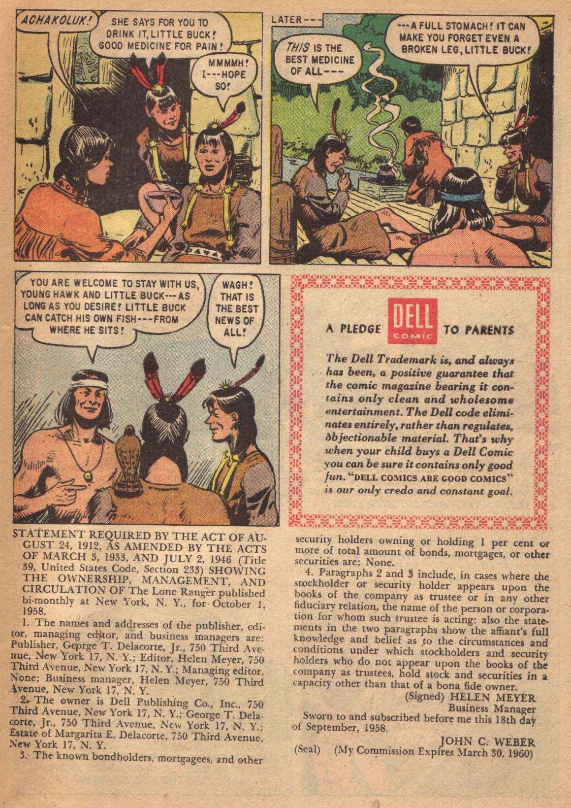 Read online The Lone Ranger (1948) comic -  Issue #126 - 34