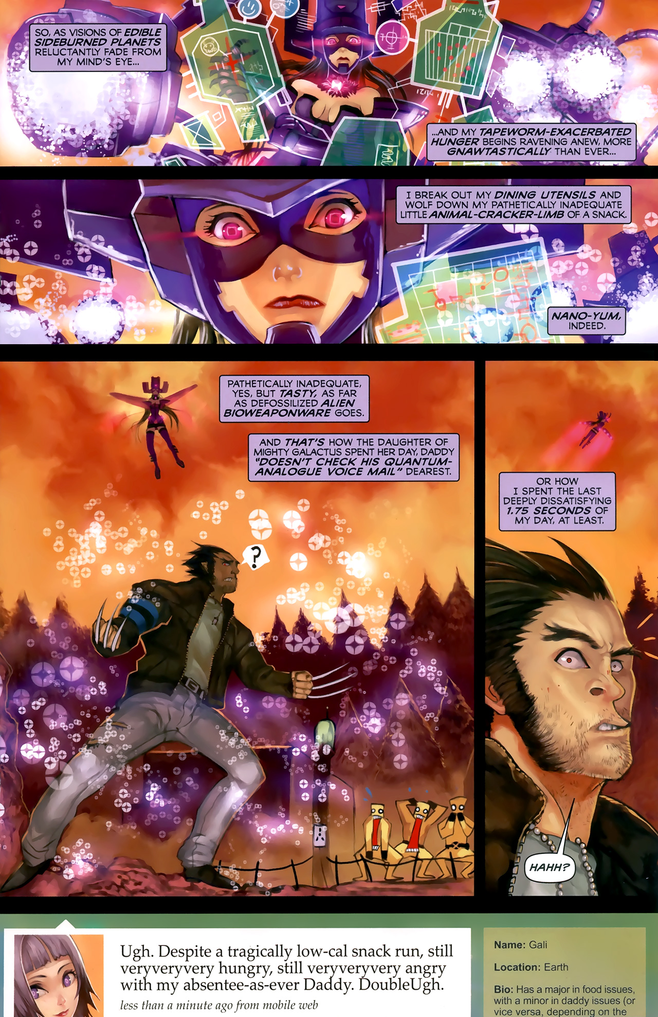 Read online Galacta: Daughter of Galactus comic -  Issue # Full - 17