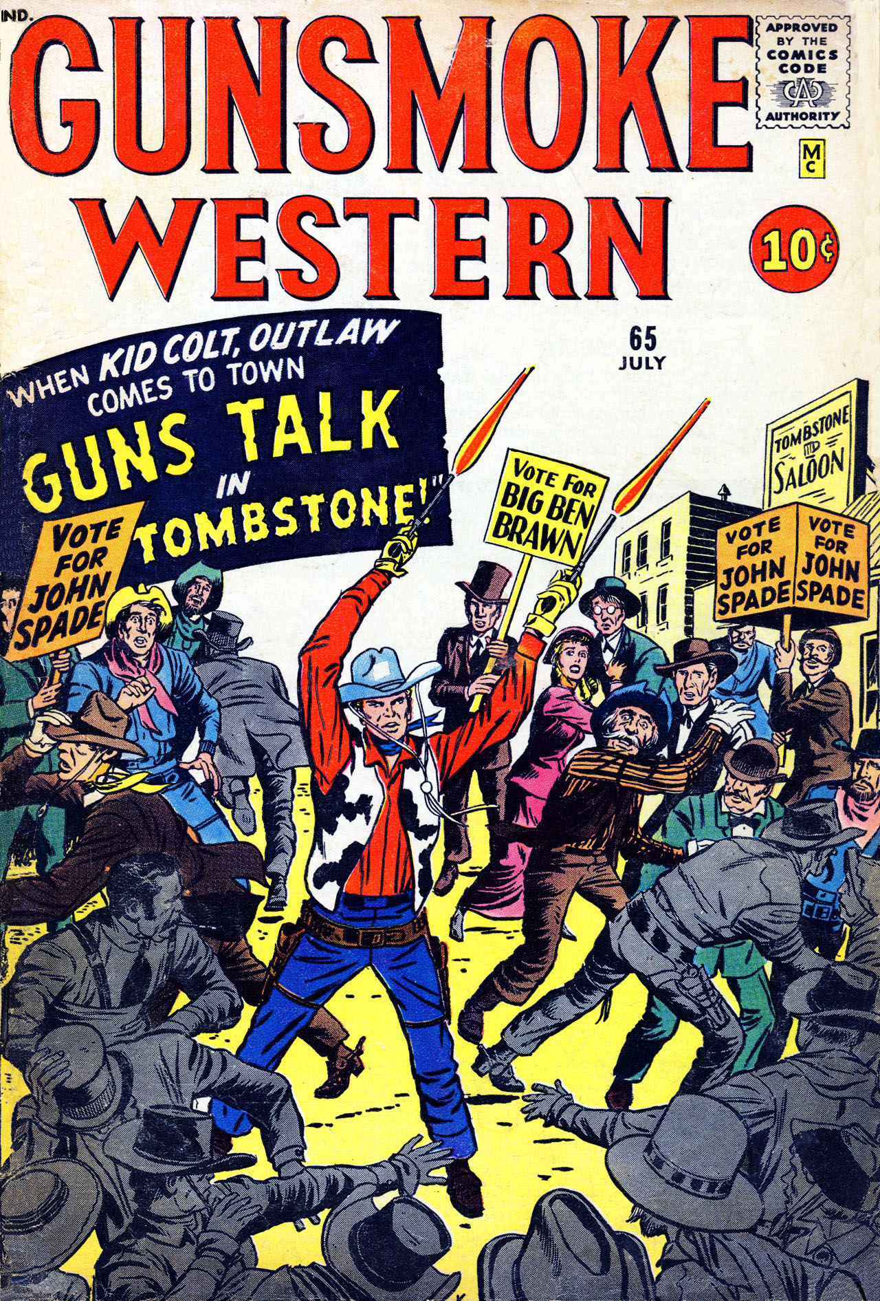 Read online Gunsmoke Western comic -  Issue #65 - 1