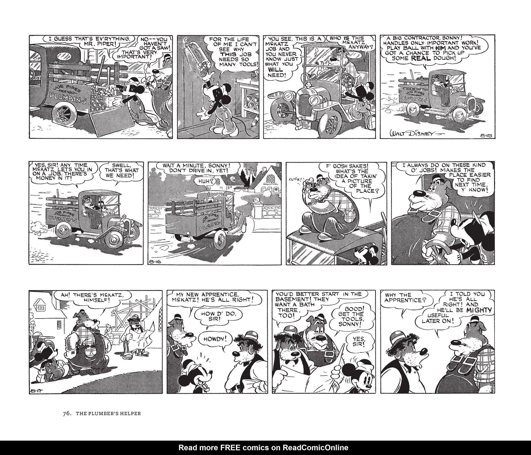 Read online Walt Disney's Mickey Mouse by Floyd Gottfredson comic -  Issue # TPB 5 (Part 1) - 76