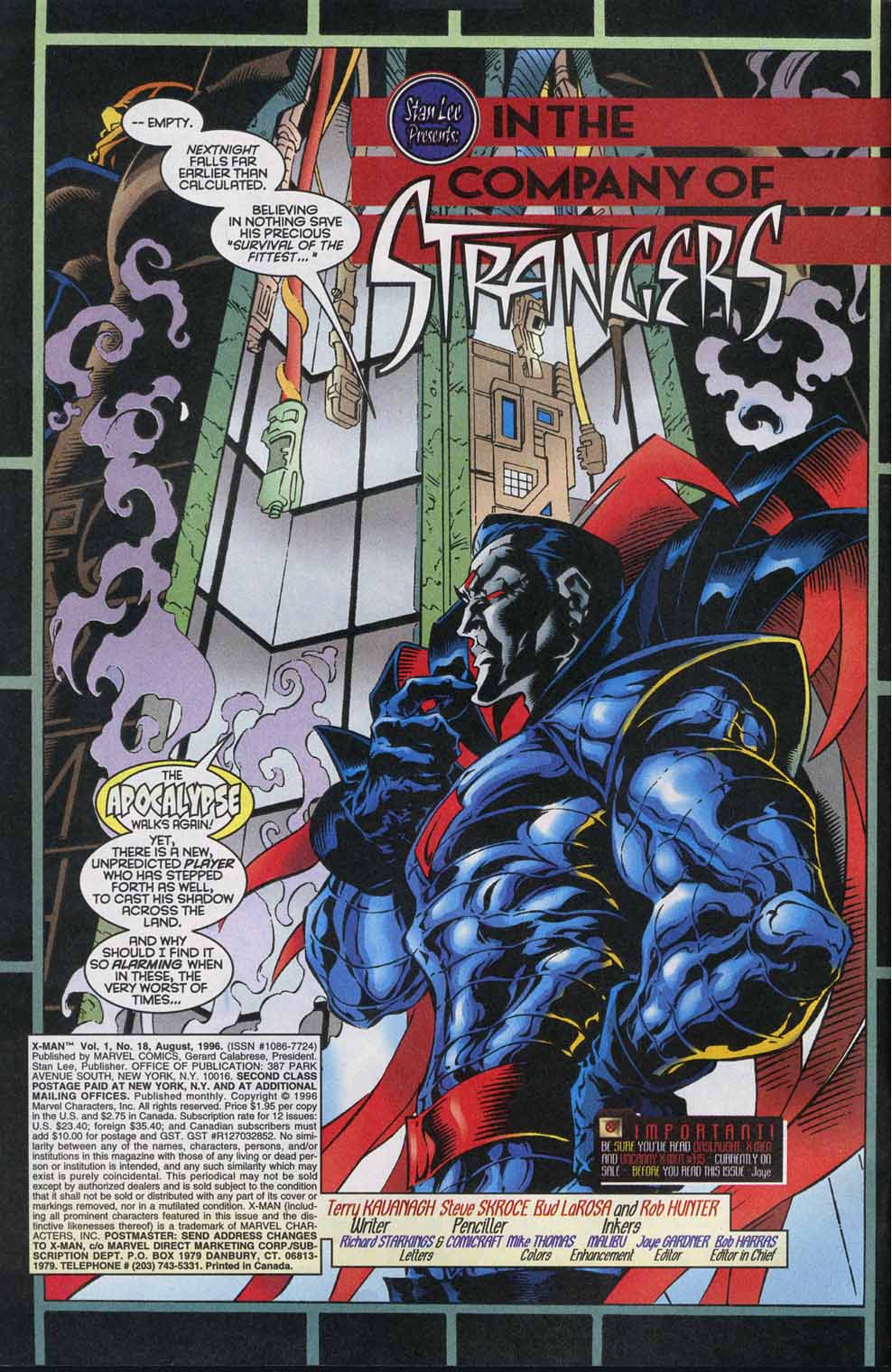 Read online X-Man comic -  Issue #18 - 3