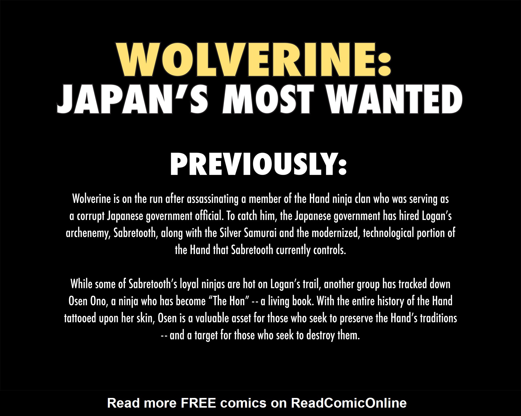 Read online Wolverine: Japan's Most Wanted comic -  Issue #5 - 2