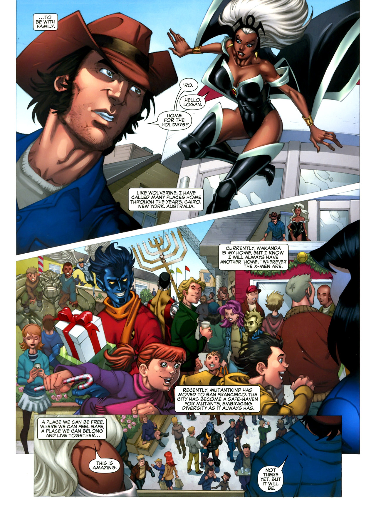 Read online Marvel Holiday Spectacular Magazine comic -  Issue # TPB - 10