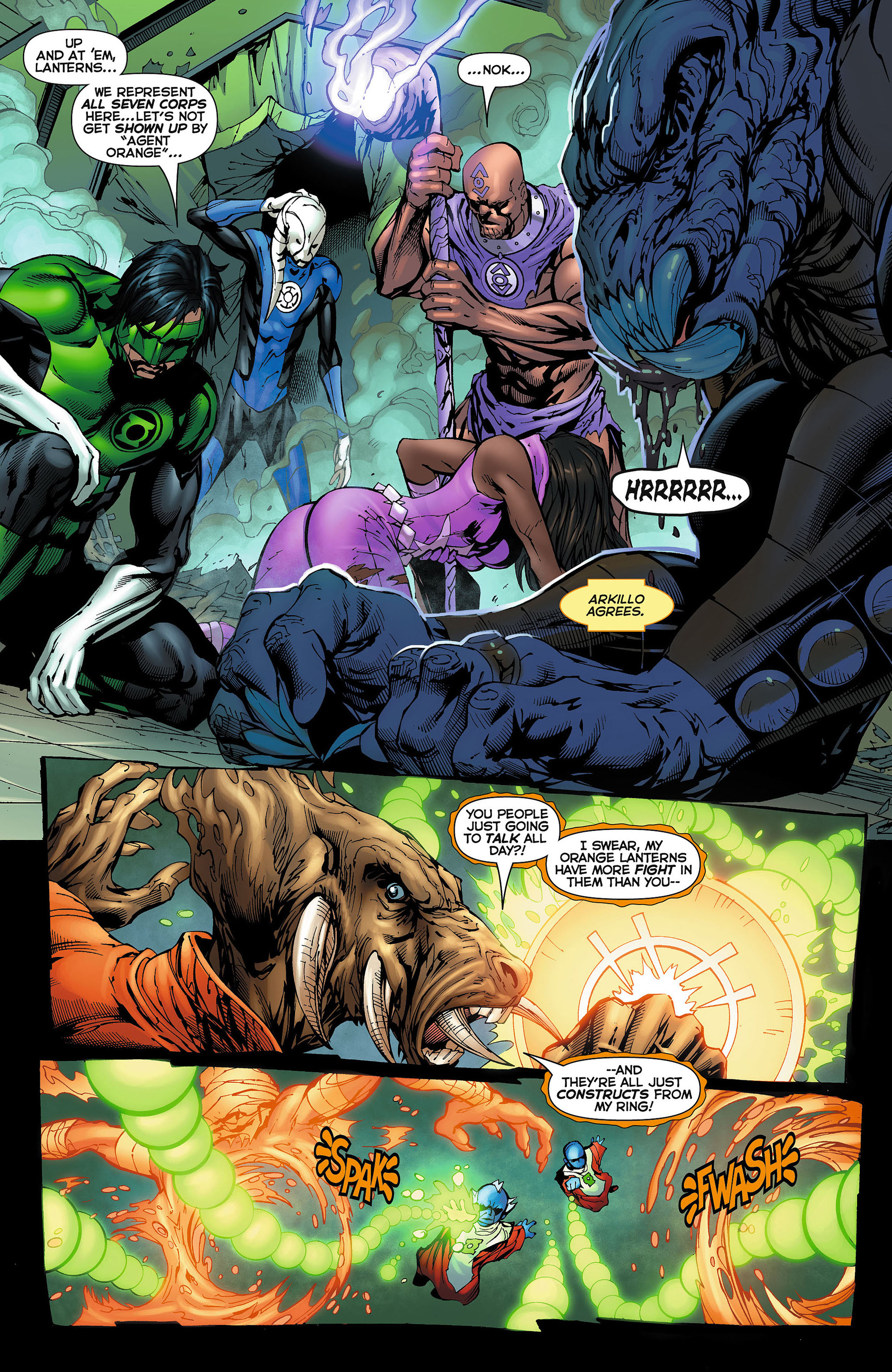 Read online Green Lantern: New Guardians comic -  Issue #4 - 5