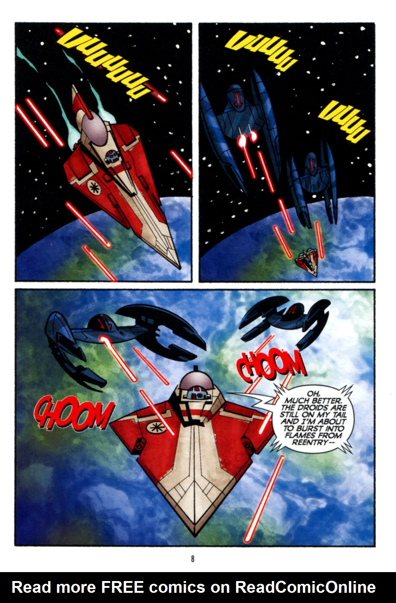 Read online Star Wars: The Clone Wars - The Wind Raiders of Taloraan comic -  Issue # Full - 8