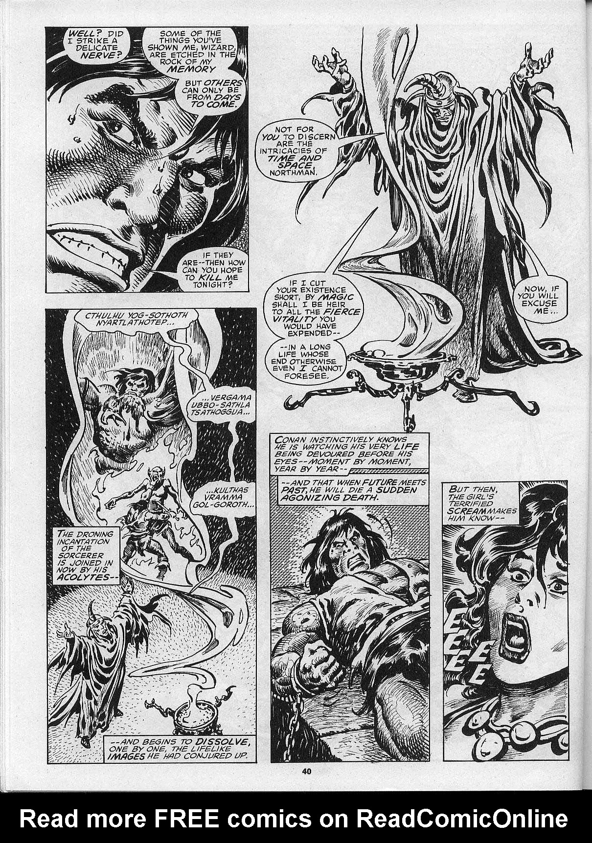Read online The Savage Sword Of Conan comic -  Issue #200 - 42