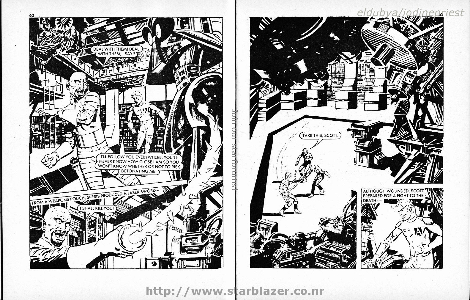 Read online Starblazer comic -  Issue #135 - 33