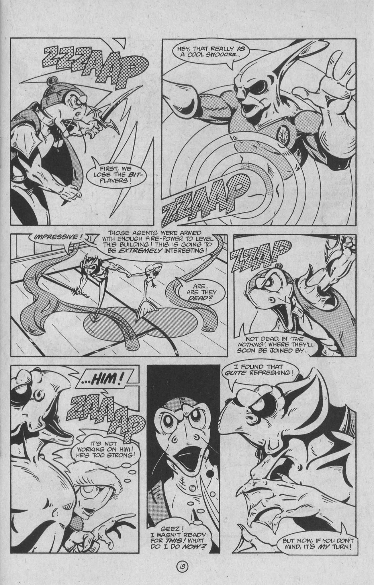 Read online The Fish Police comic -  Issue #19 - 21