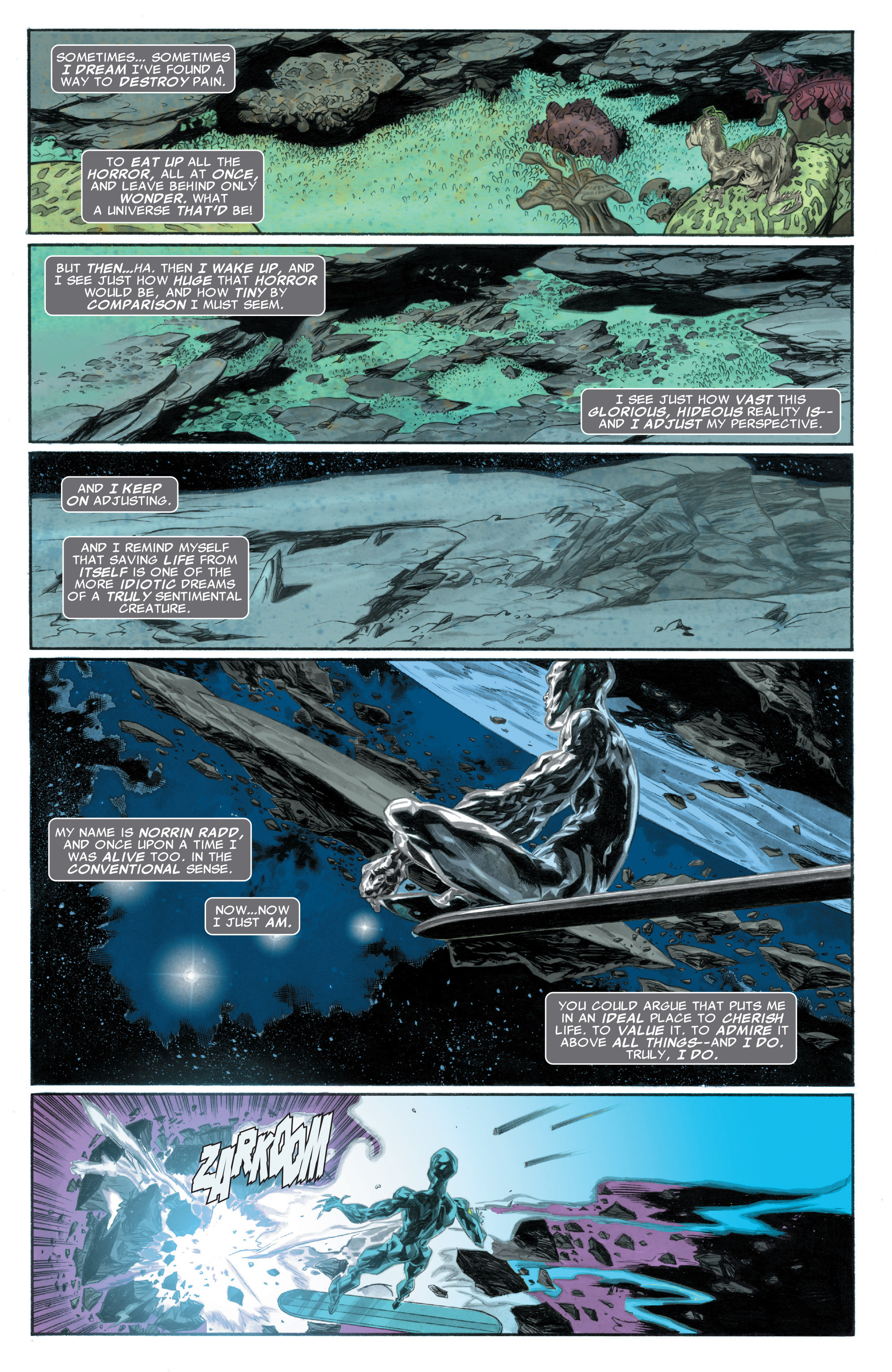 Read online Silver Surfer: In Thy Name comic -  Issue #1 - 4