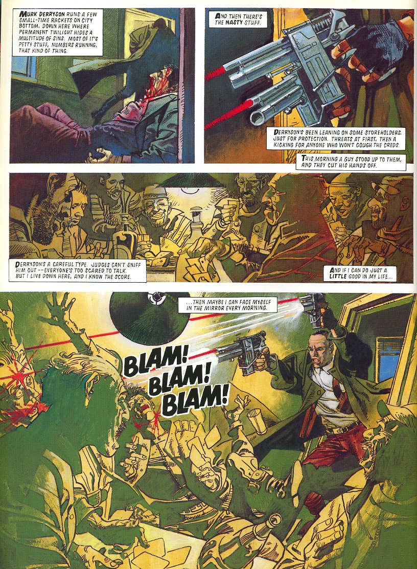 Read online Judge Dredd [Collections - Hamlyn | Mandarin] comic -  Issue # TPB Tales of the Damned - 38