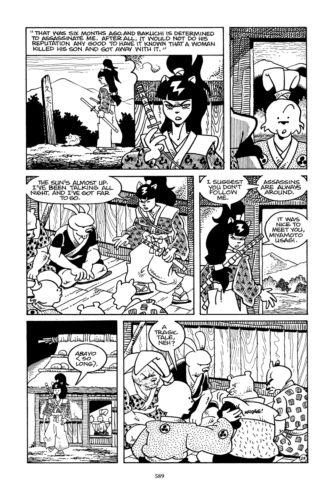 Read online The Usagi Yojimbo Saga comic -  Issue # TPB 1 - 576