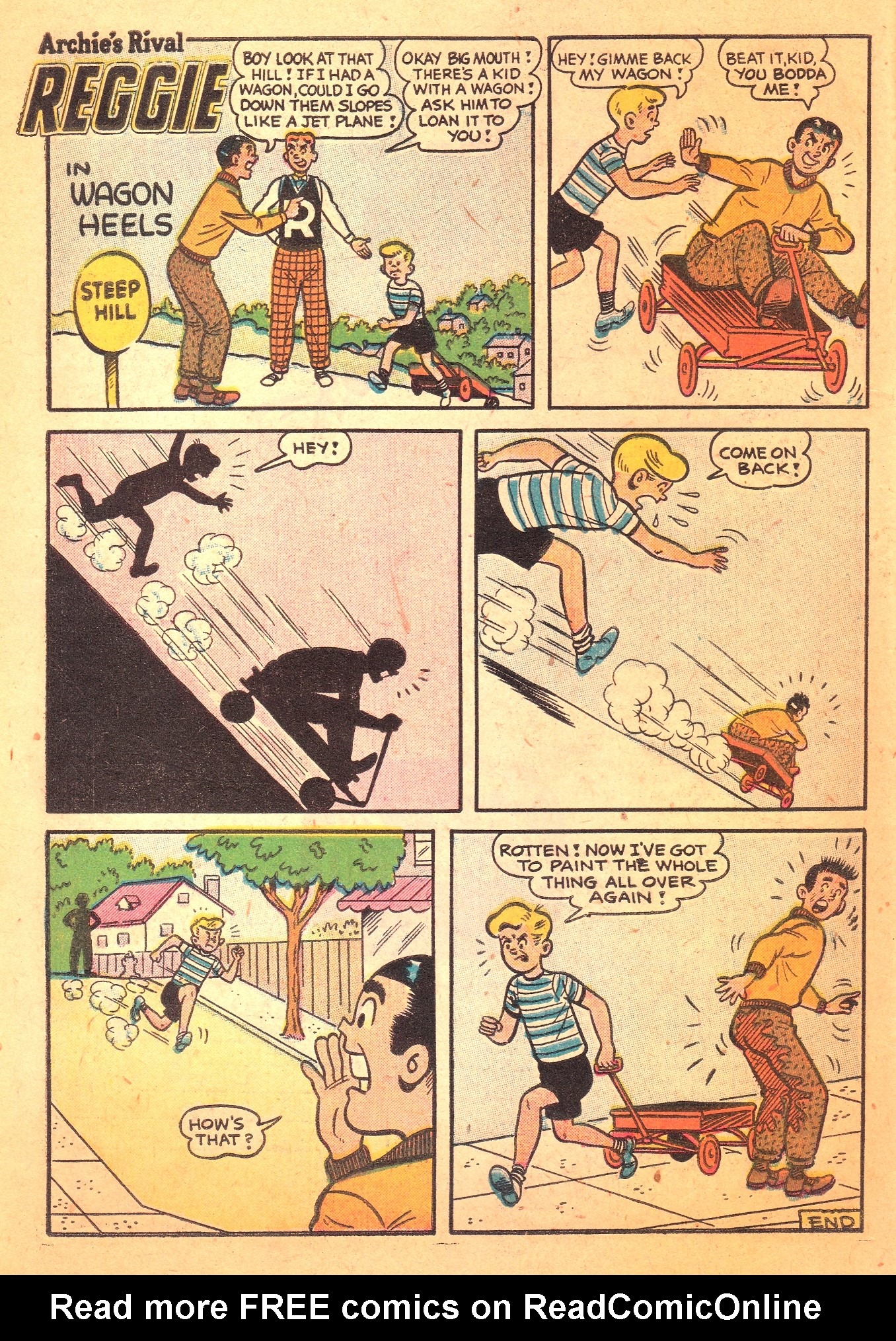 Read online Archie's Rival Reggie comic -  Issue #10 - 8
