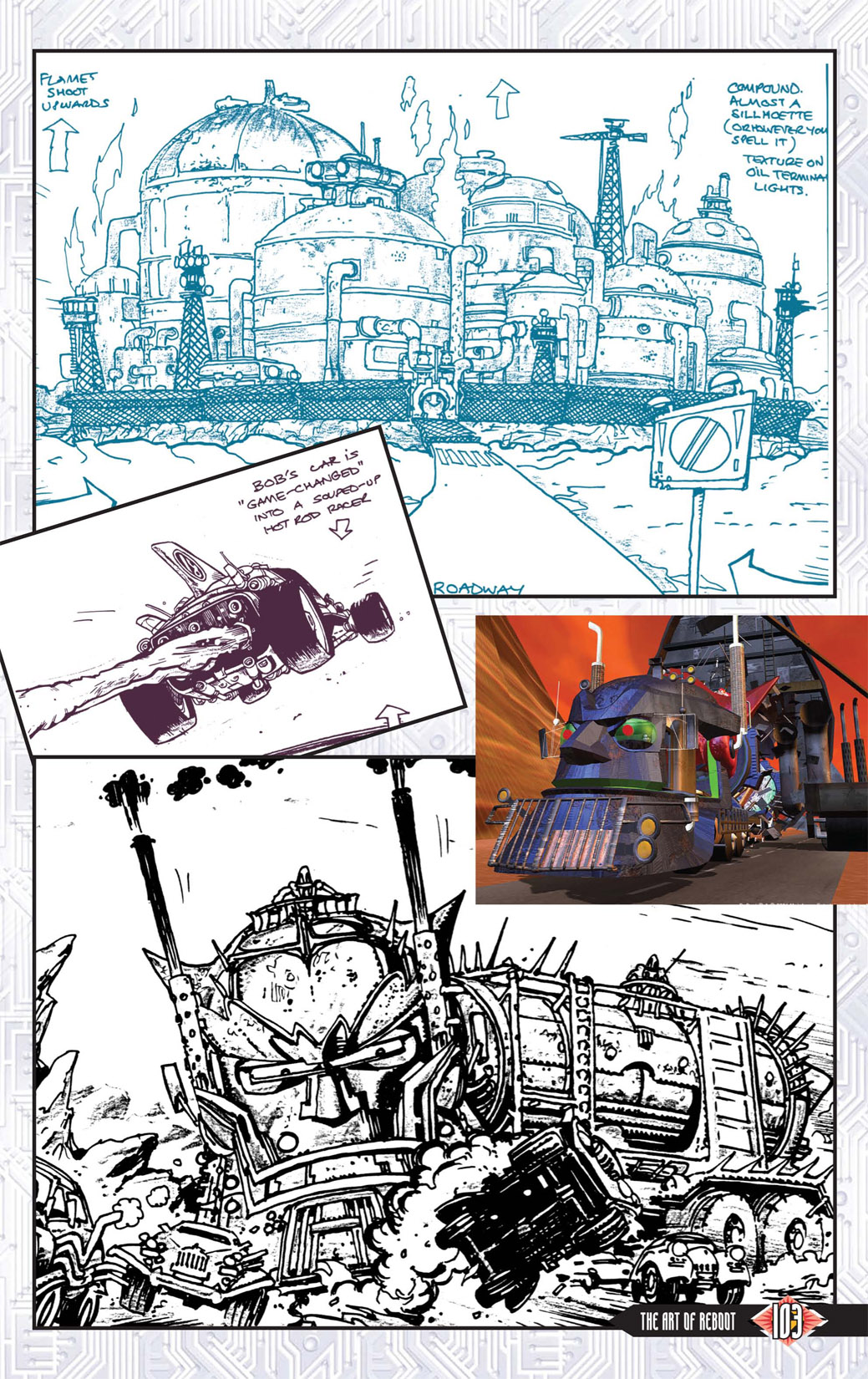 Read online The Art of Reboot comic -  Issue # TPB - 102