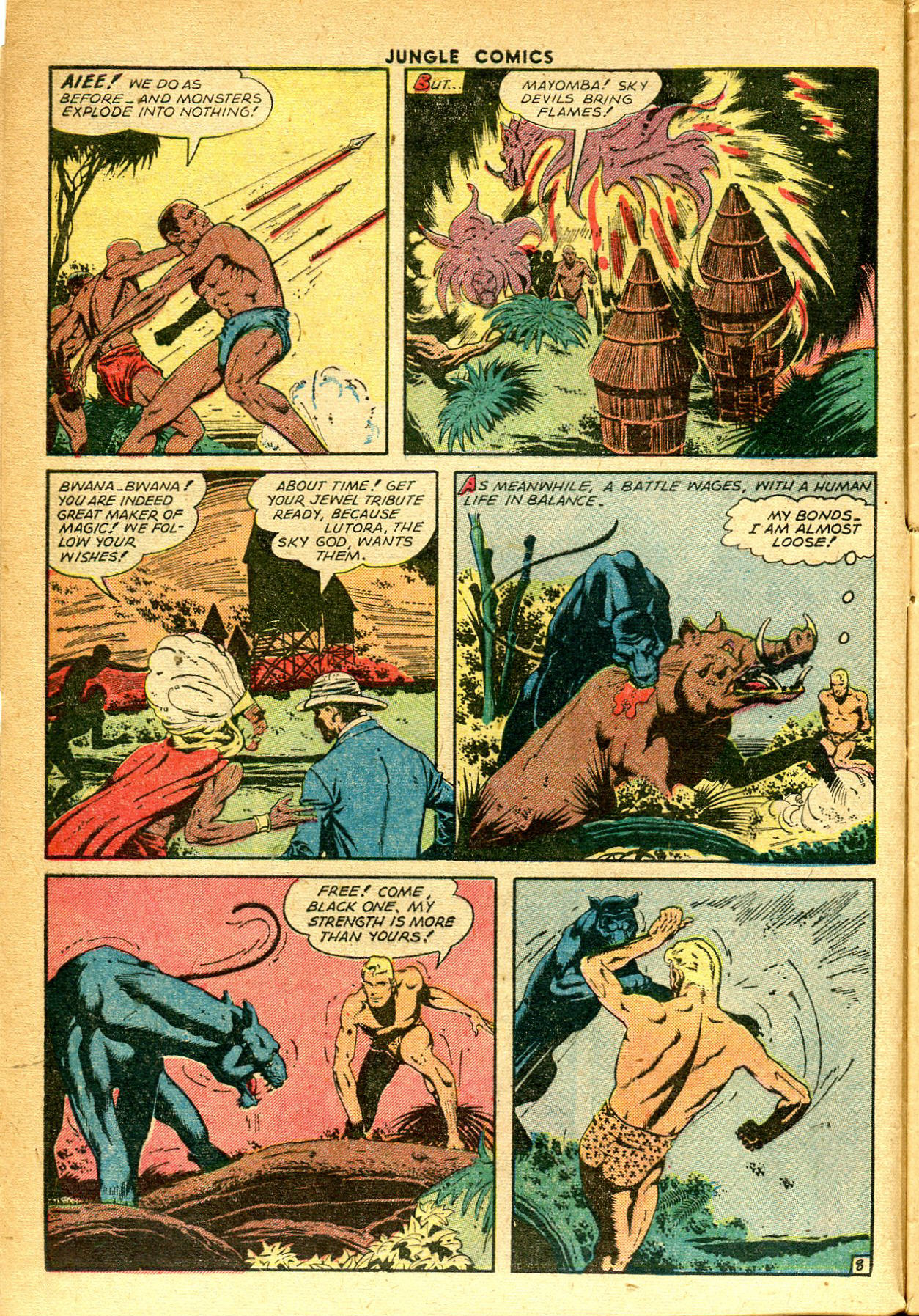 Read online Jungle Comics comic -  Issue #66 - 10