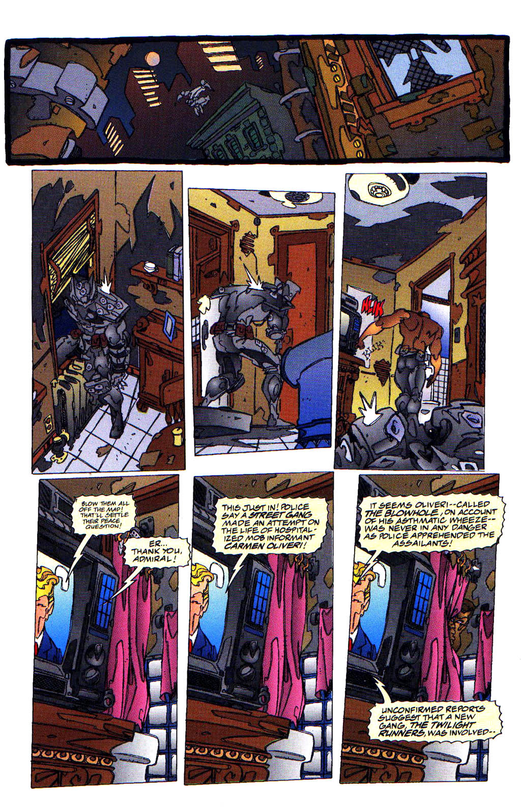 Read online Images of ShadowHawk comic -  Issue #1 - 15