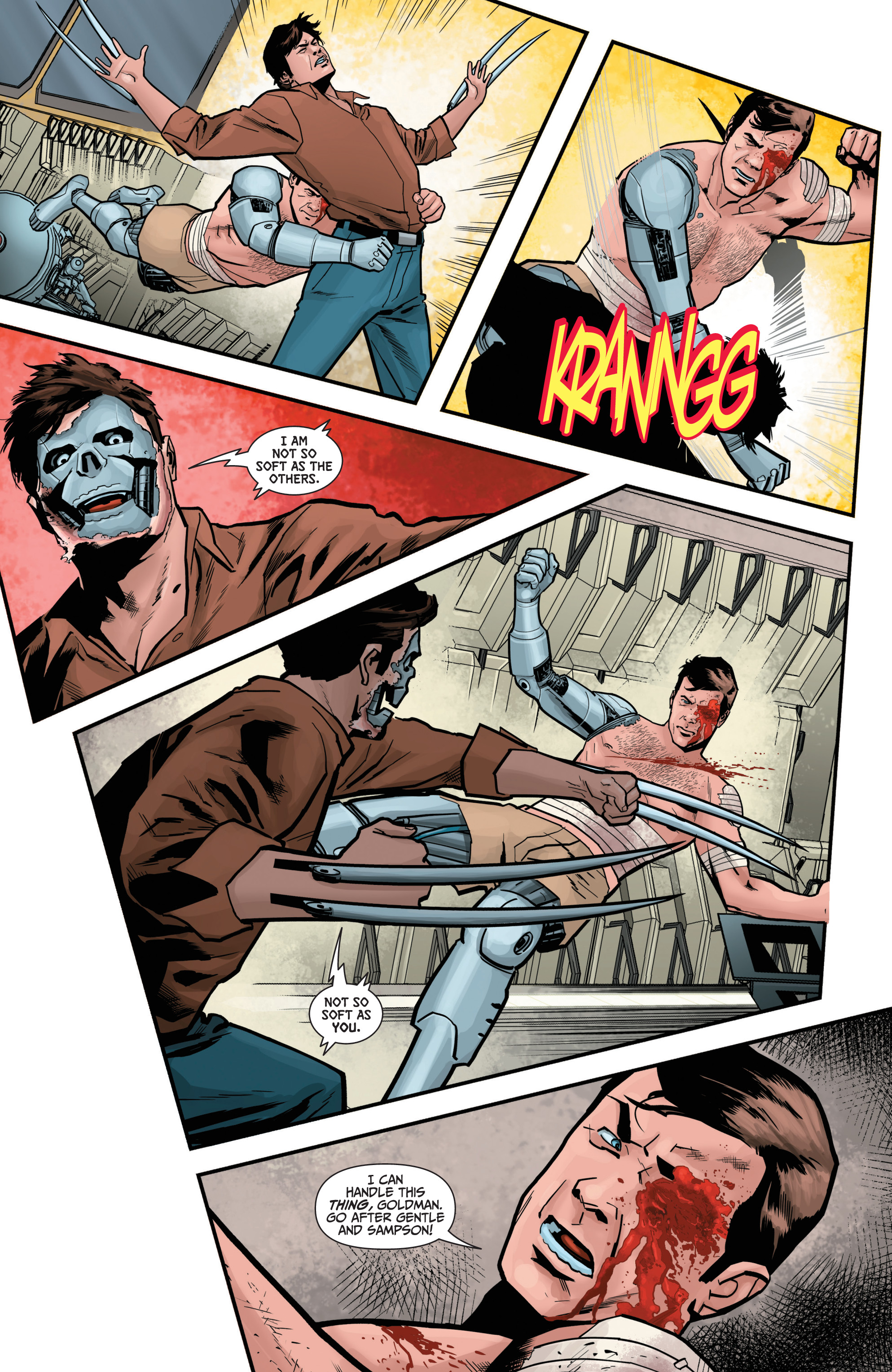 Read online The Six Million Dollar Man: Fall of Man comic -  Issue #5 - 14