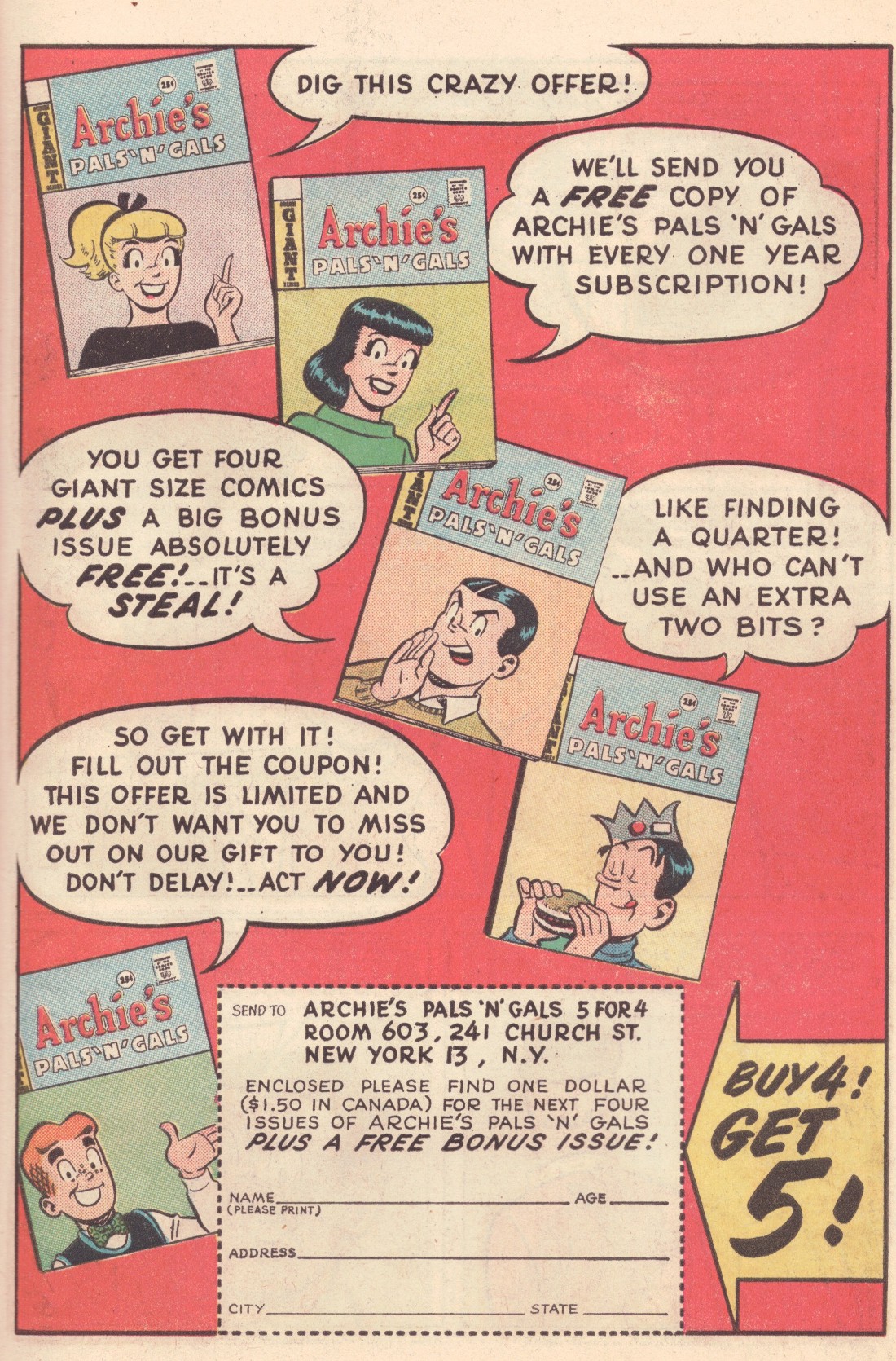 Read online Archie's Pals 'N' Gals (1952) comic -  Issue #27 - 29