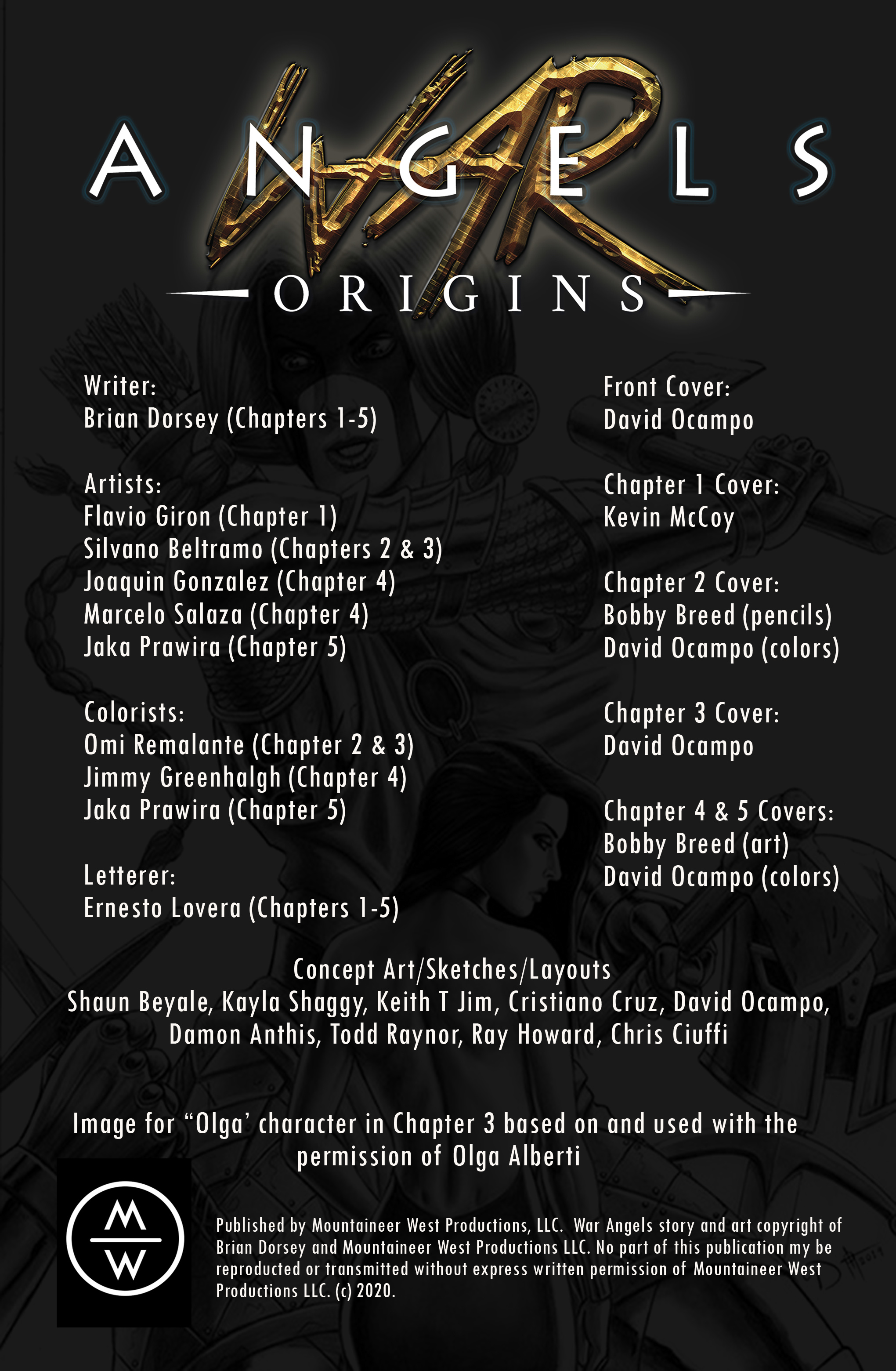 Read online War Angels: Origins Anthology comic -  Issue # TPB - 2
